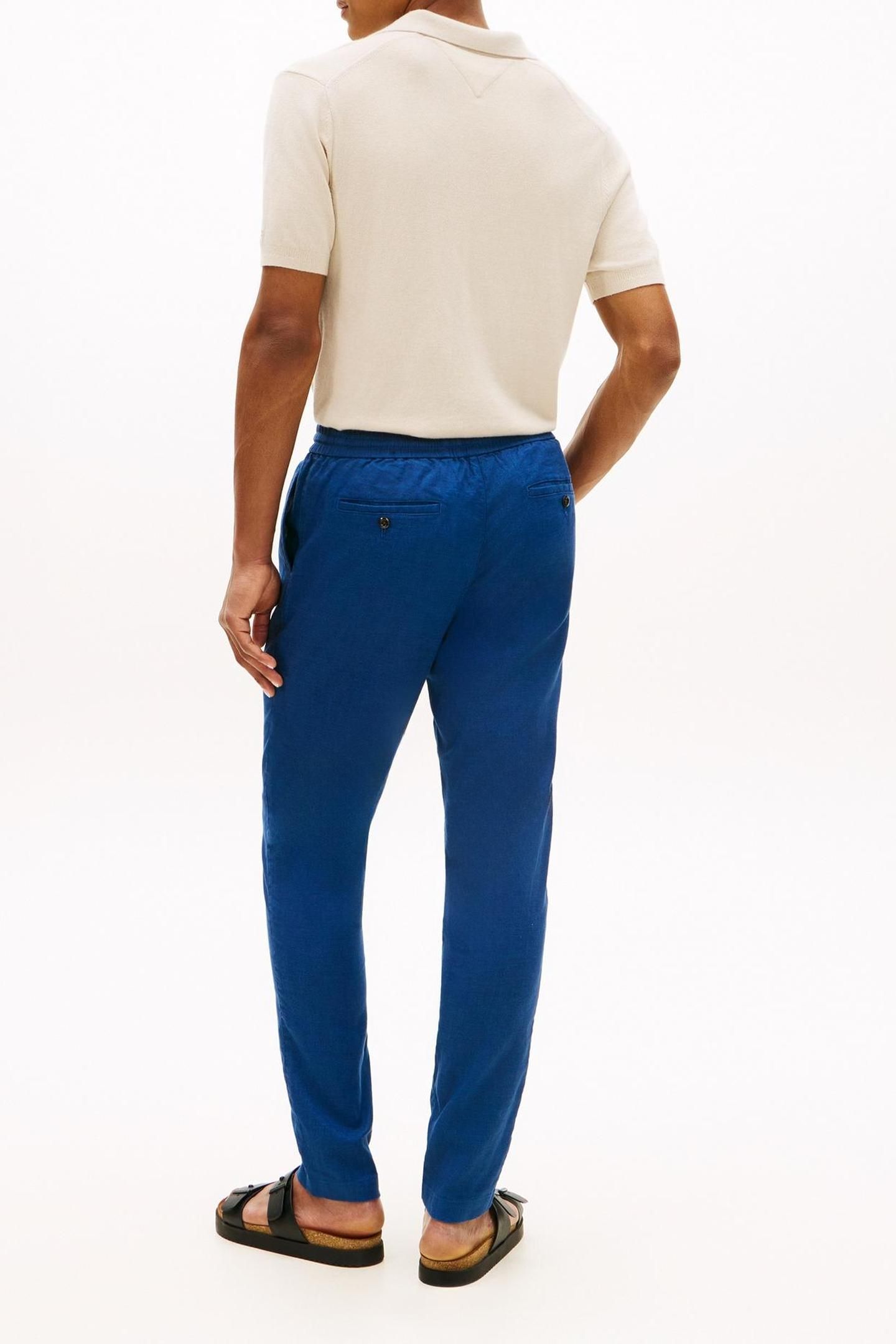 HARLEM PO SORONA LINEN CHINO BLUE JEAN 3