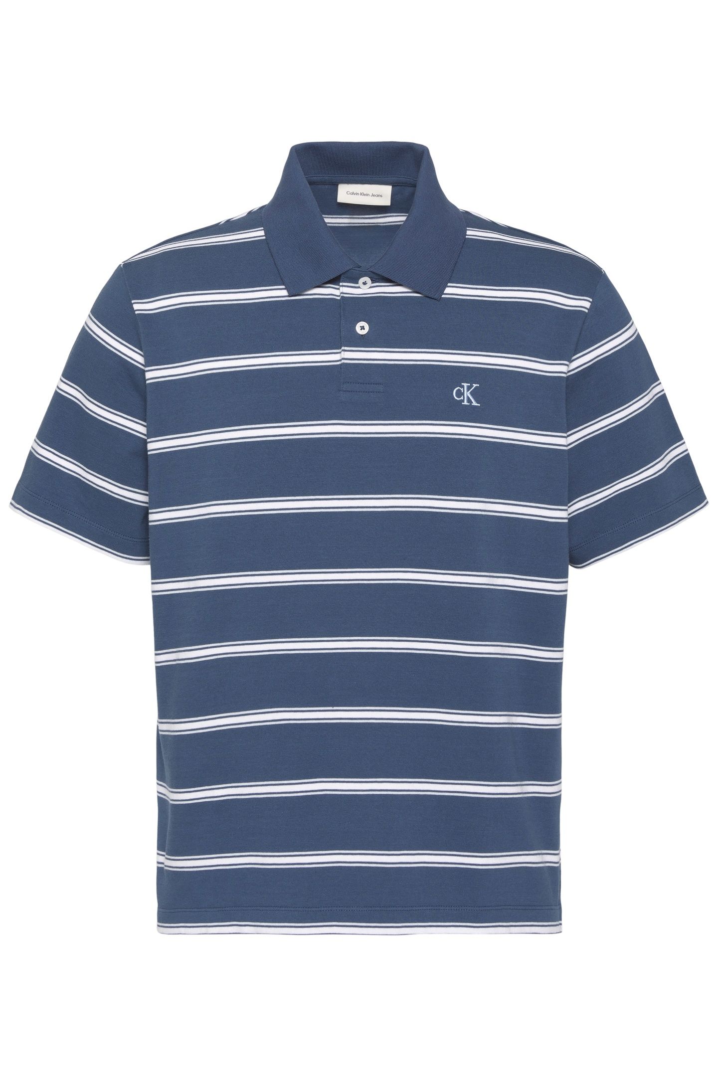 SS EASY 16S JERSEY POLO DARK DENIM 5