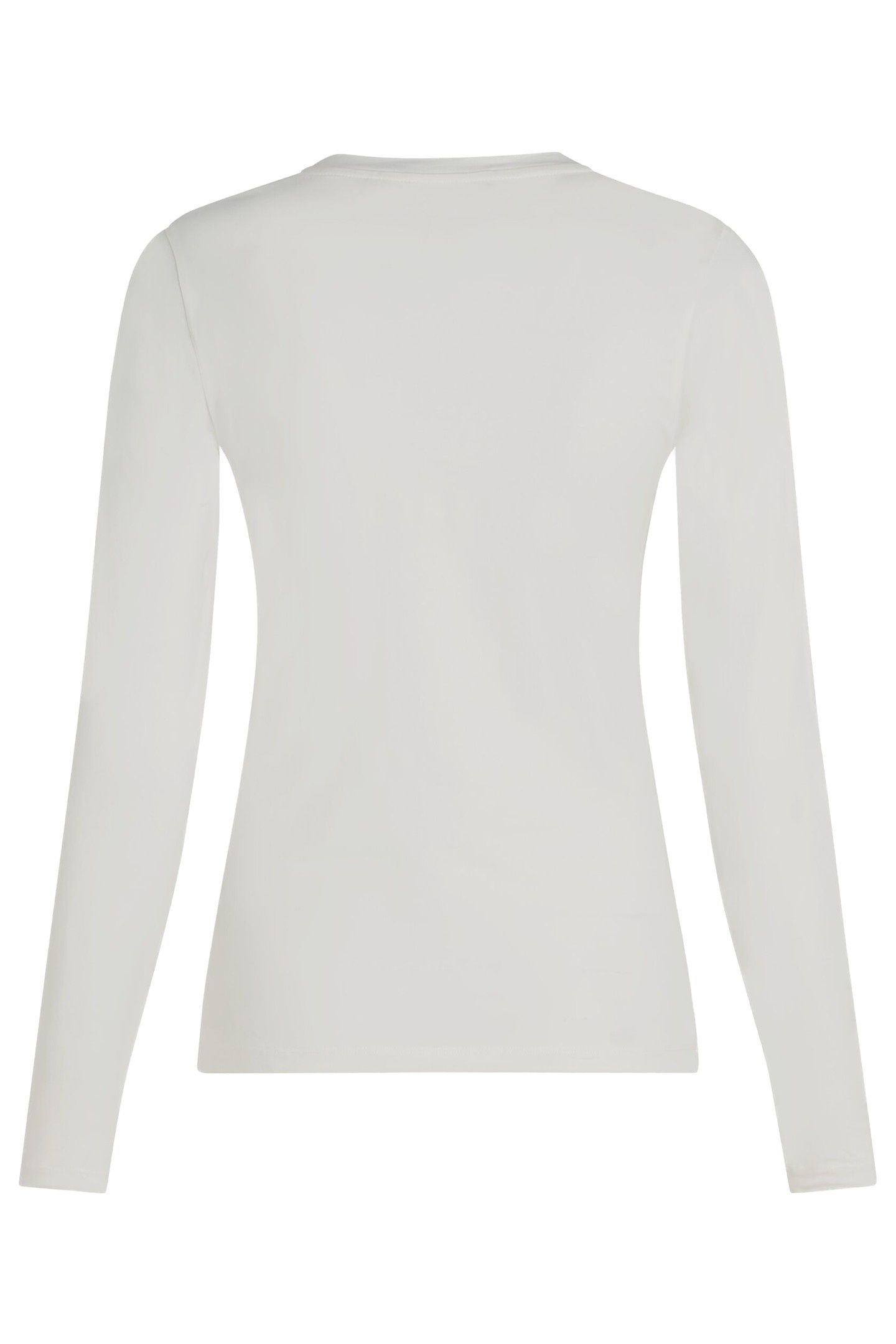 FITTED LS LUNA T-SHIRT SNOW WHITE 2
