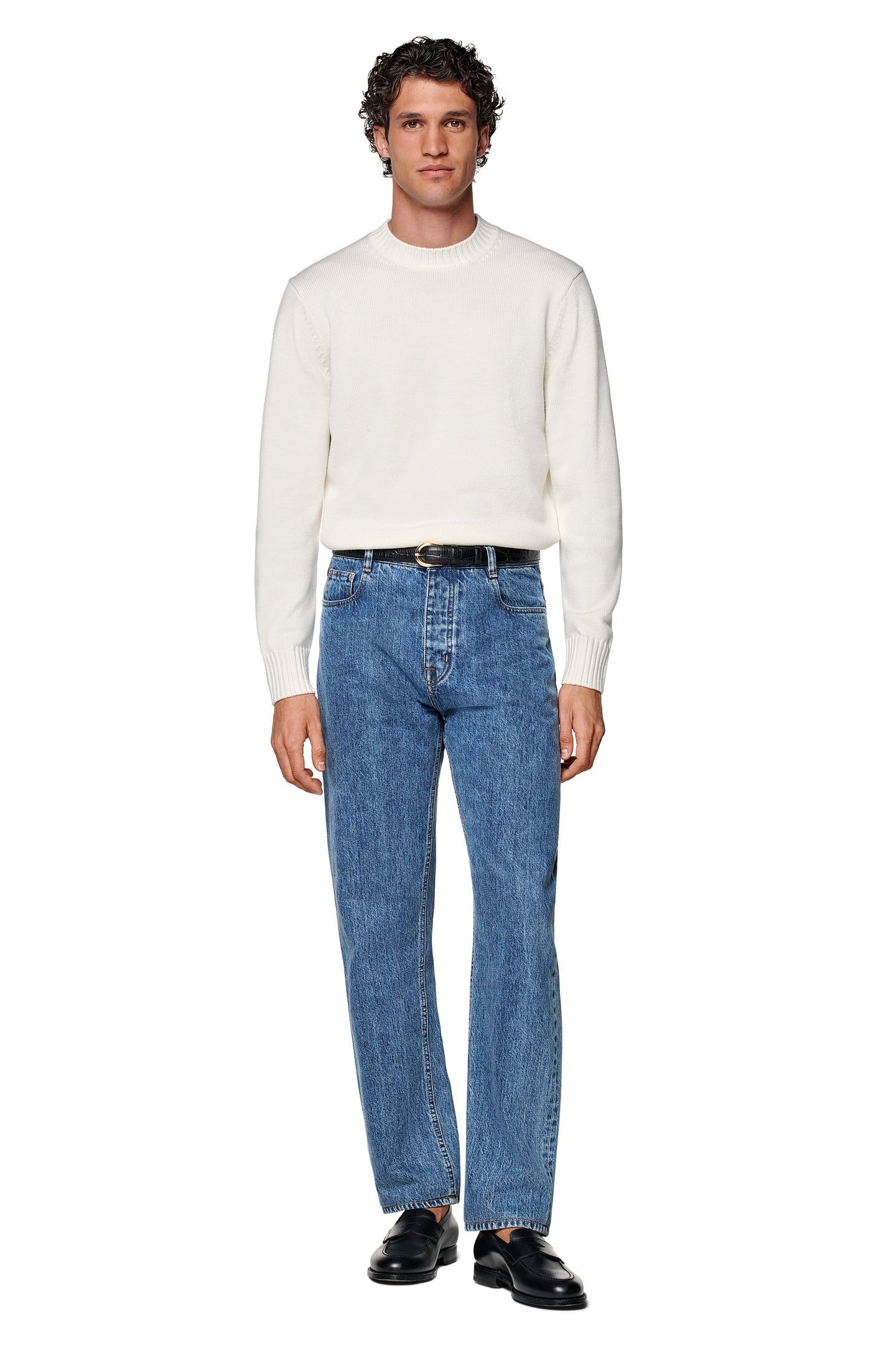 LS HEAVY CREW OFF WHITE (OO) CREW AND V NECK 1