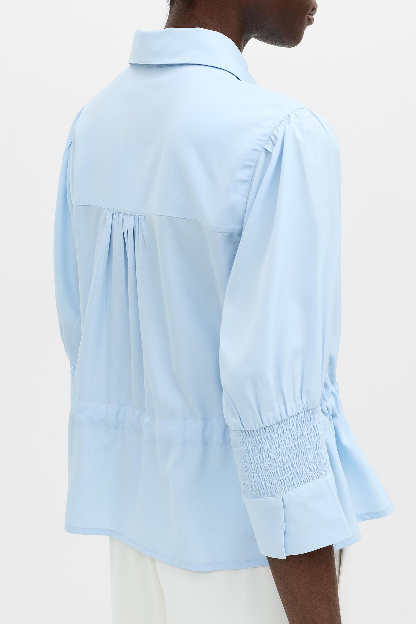 CREPE LIGHT TIE TOP SKY BLUE 2