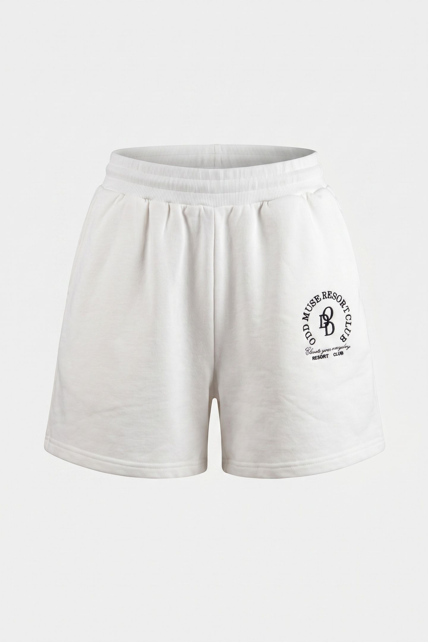 RESORT CLUB SWEAT SHORTS WHITE 5