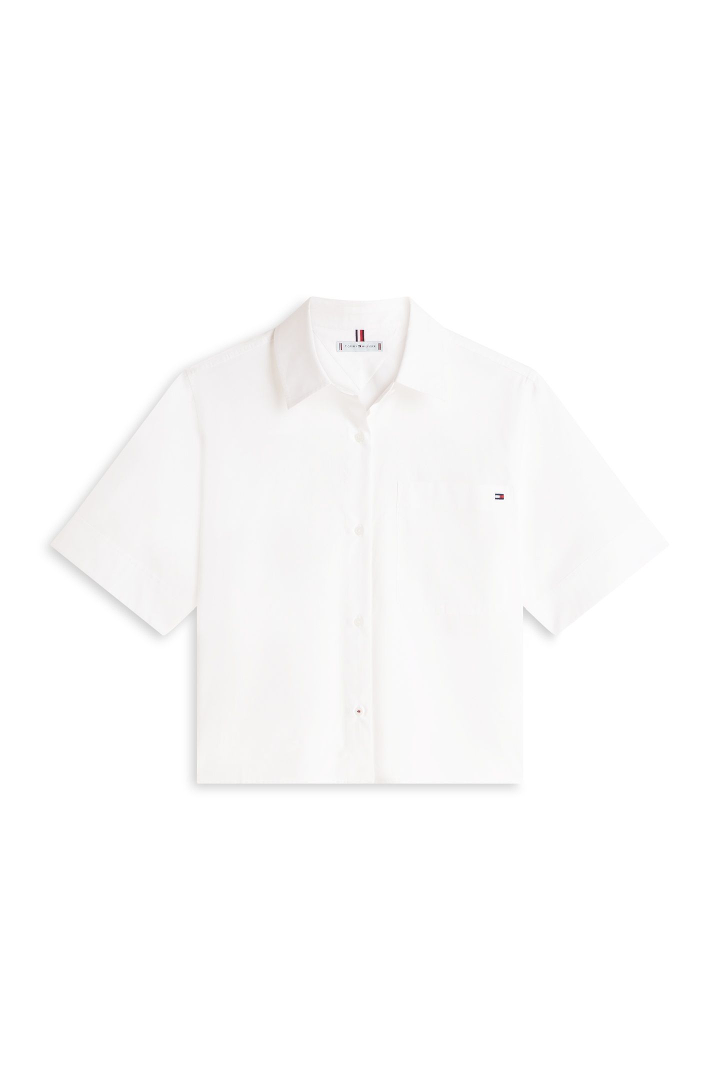 ESSENTIAL POPLIN SS SHIRTS OPTIC WHITE 4