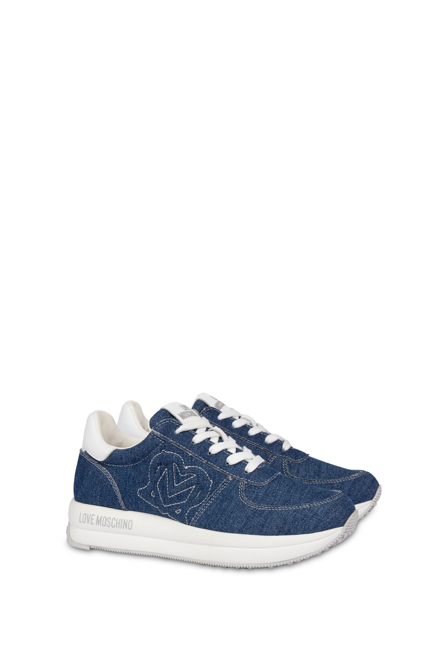 SNEAKERS IN DENIM DAILY RUNNING BLUE 1