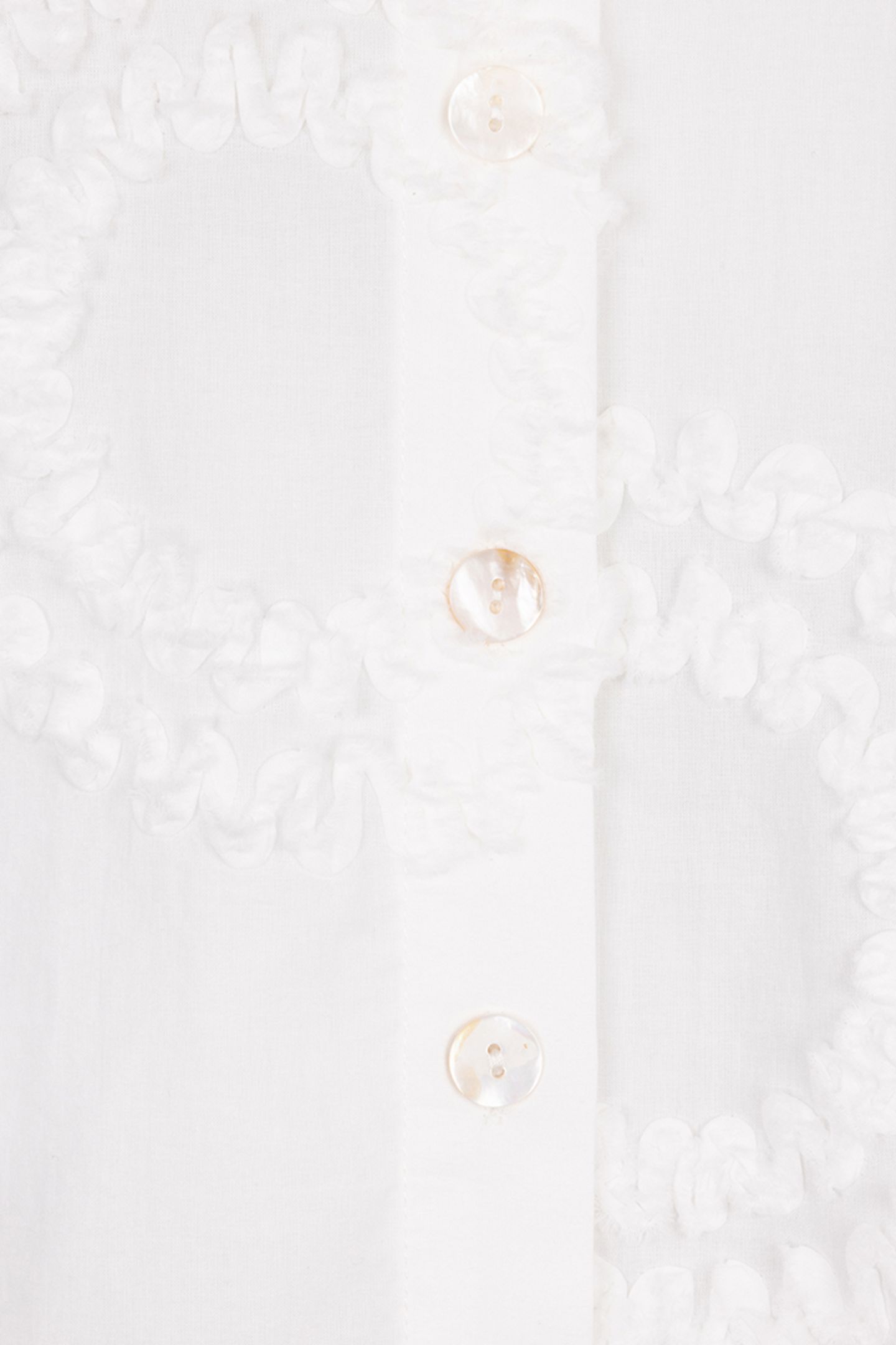 BLOUSE 3D CIRCLED EMBROIDERY OFF WHITE 7