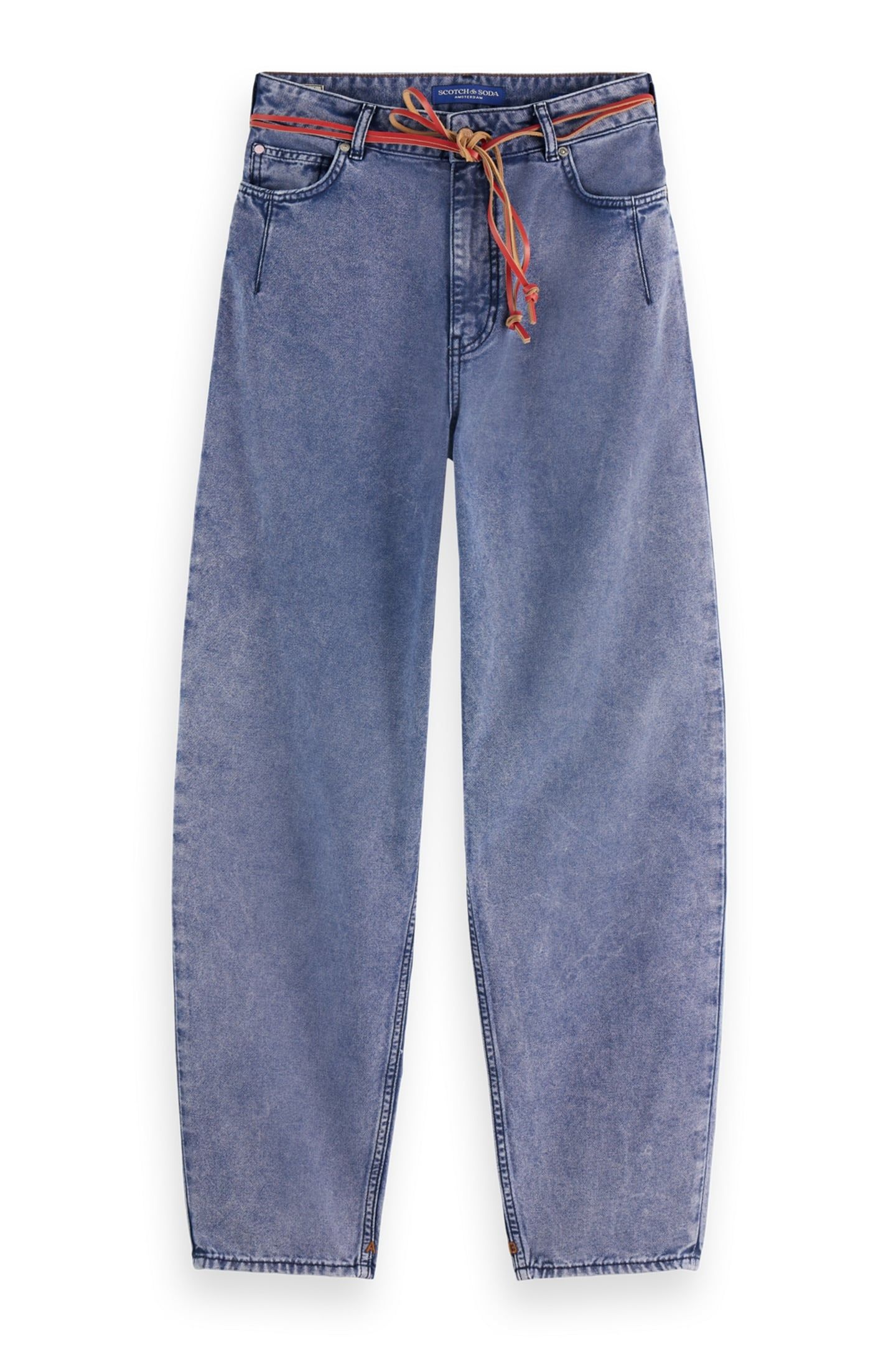 THE TIDE LONGER INSEAM BALLOON JEANS IN MOUNTAIN DYED CANVAS 4