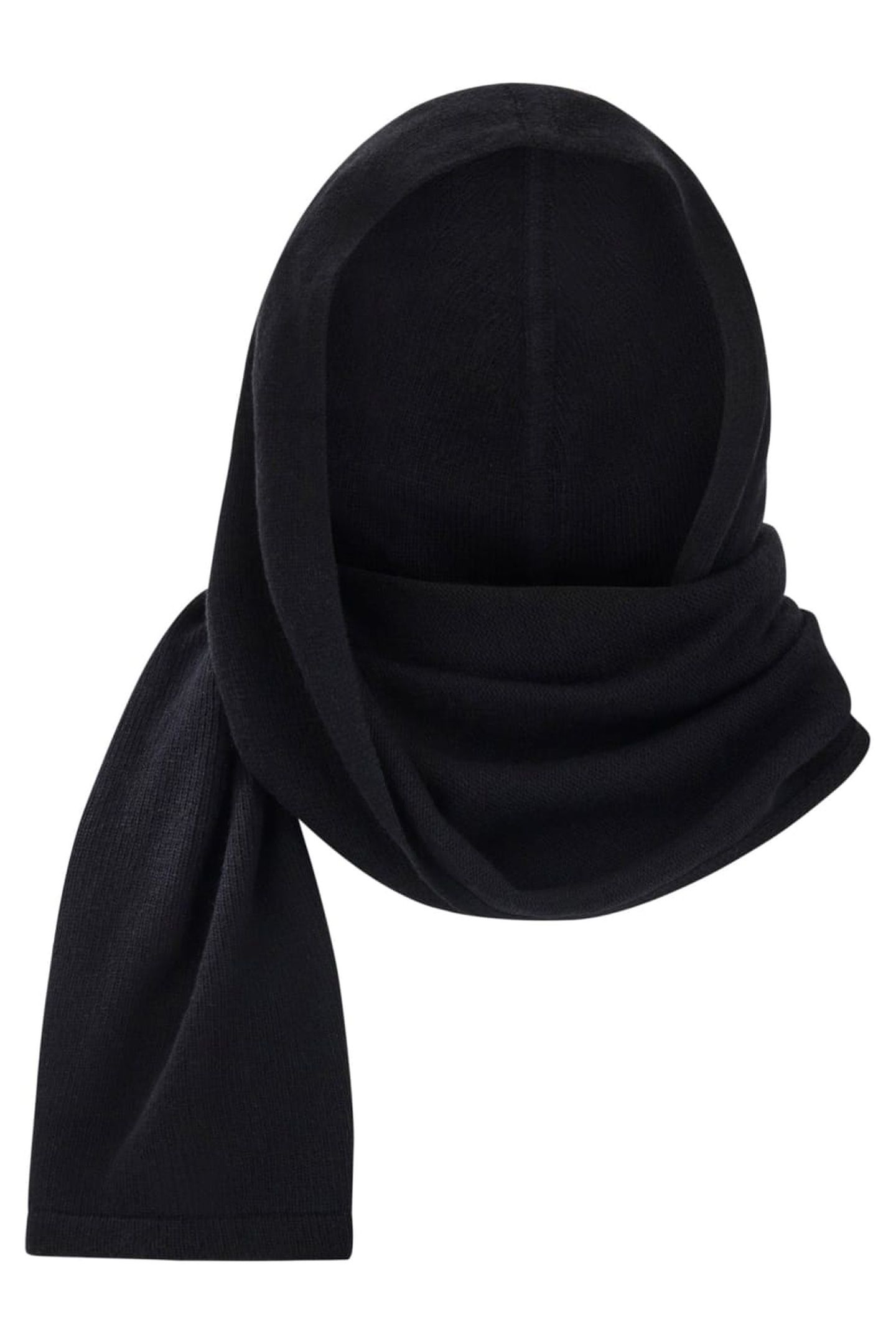 AFRAH HOODIE SCARF S JET BLACK A996 3
