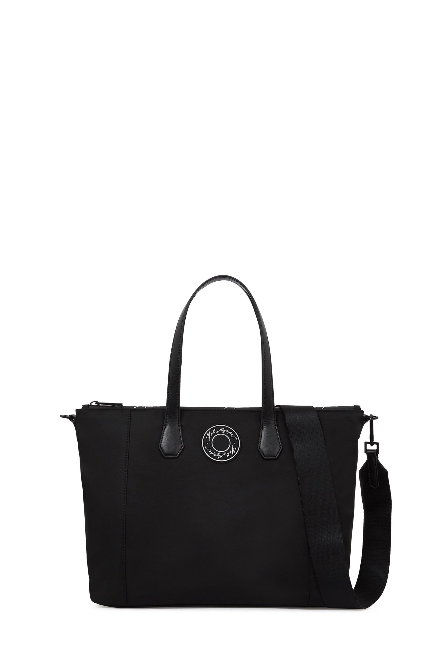 K/LUNA NYLON SMALL TOTE BLACK 3