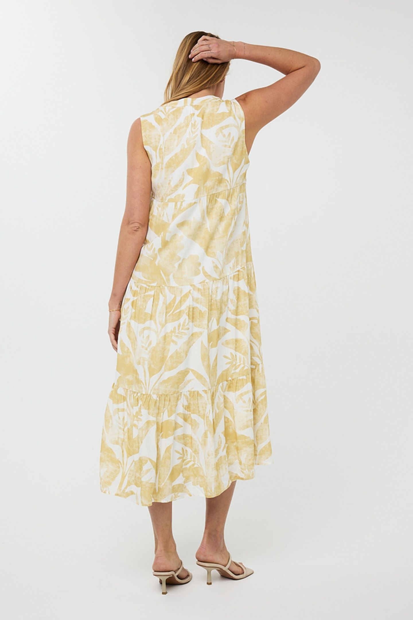 DRESS LONG FADED SOLAR PRINT 3