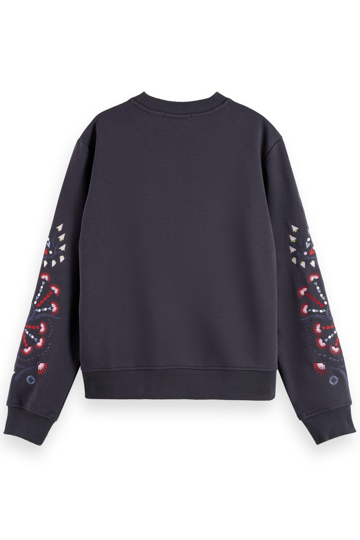 EMBROIDERED REGULAR FIT SWEATSHIRT CHARCOAL ART 5
