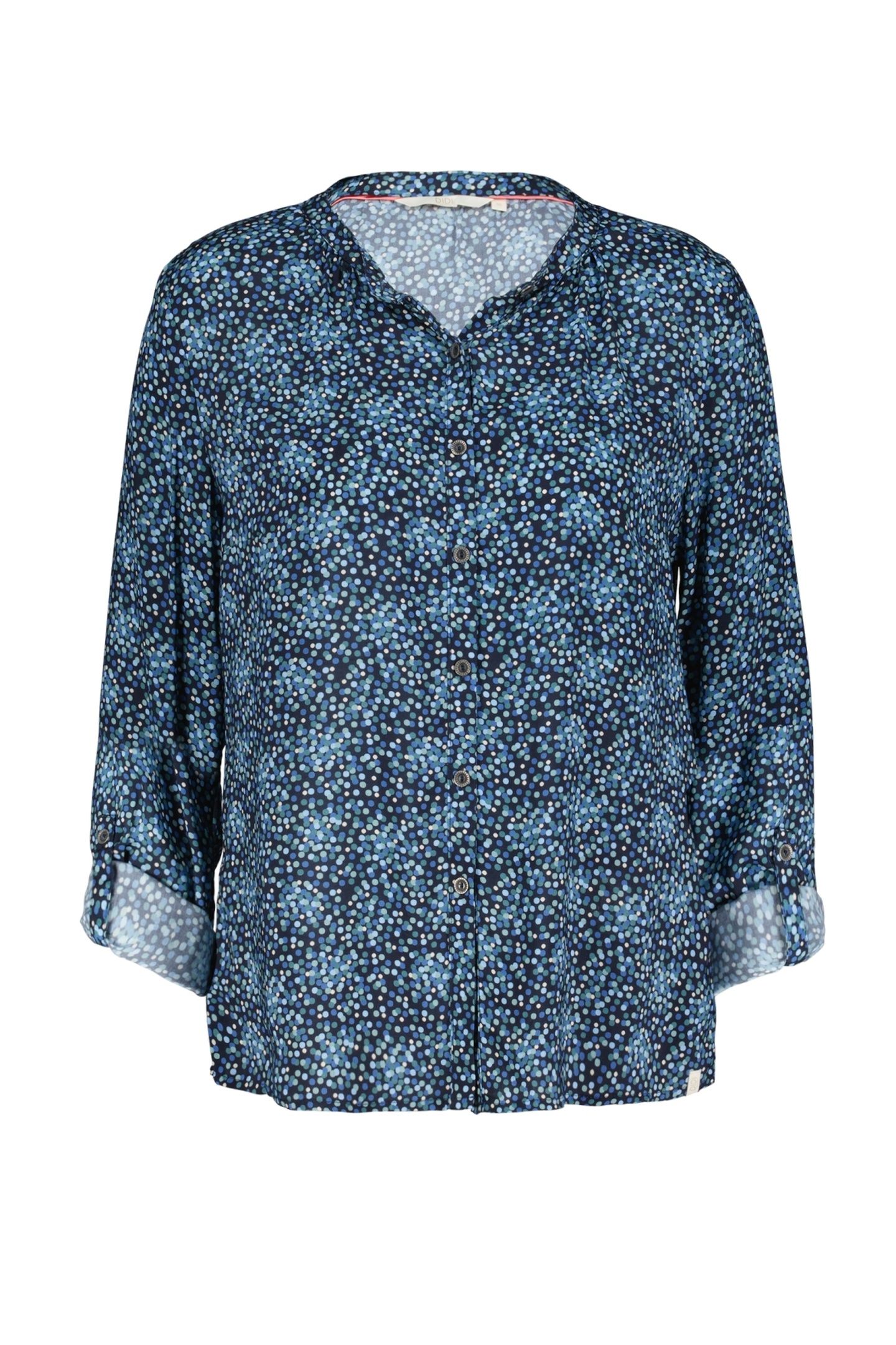 BLOUSE TYLA DARK BLUE FUJI XS PRINT 7