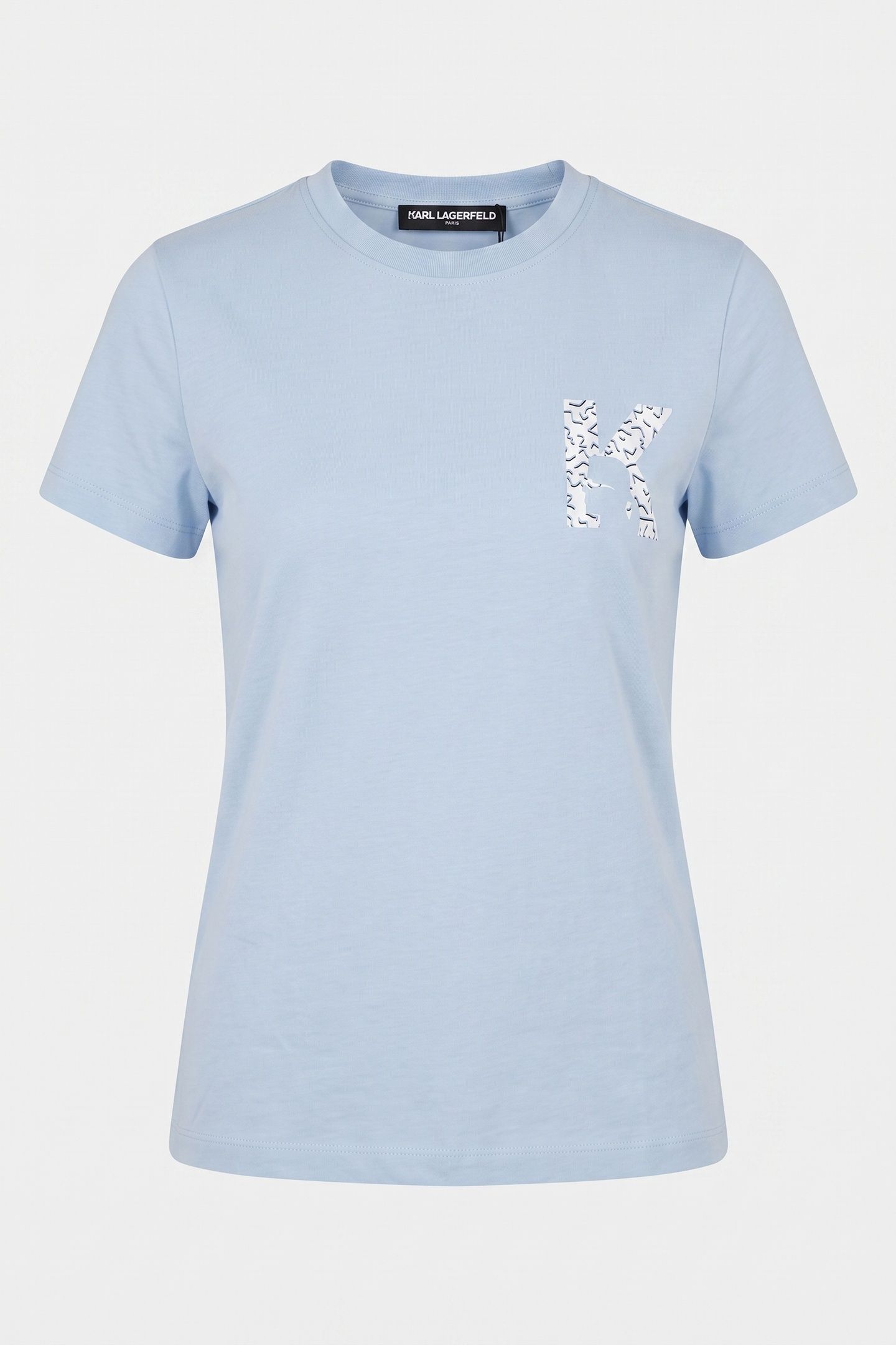 K MEMPHIS PRINTED T-SHIRT LIGHT BLUE 3