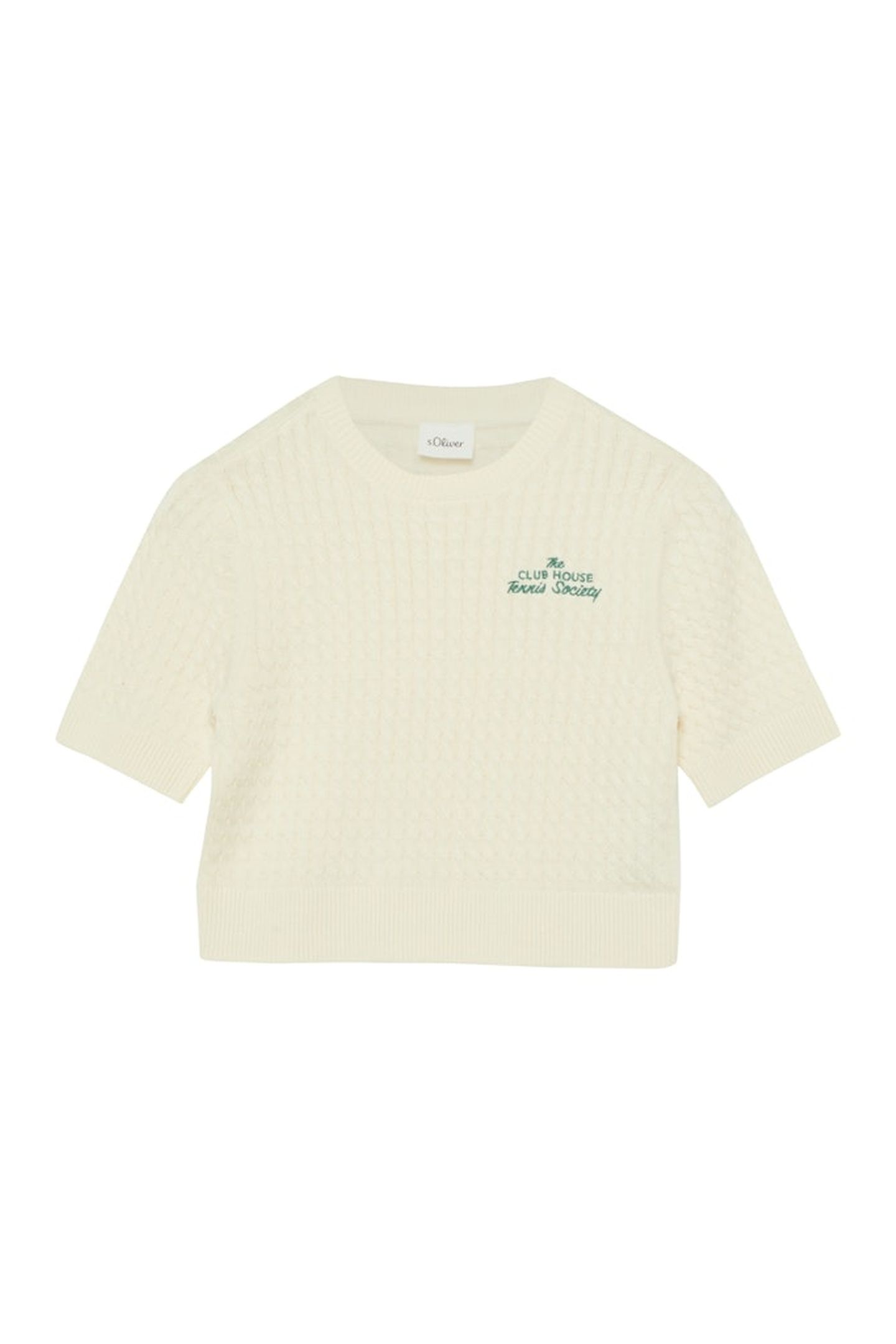 S.OLIVER PULLOVER SHORTSLEEVE OFFWHITE 1