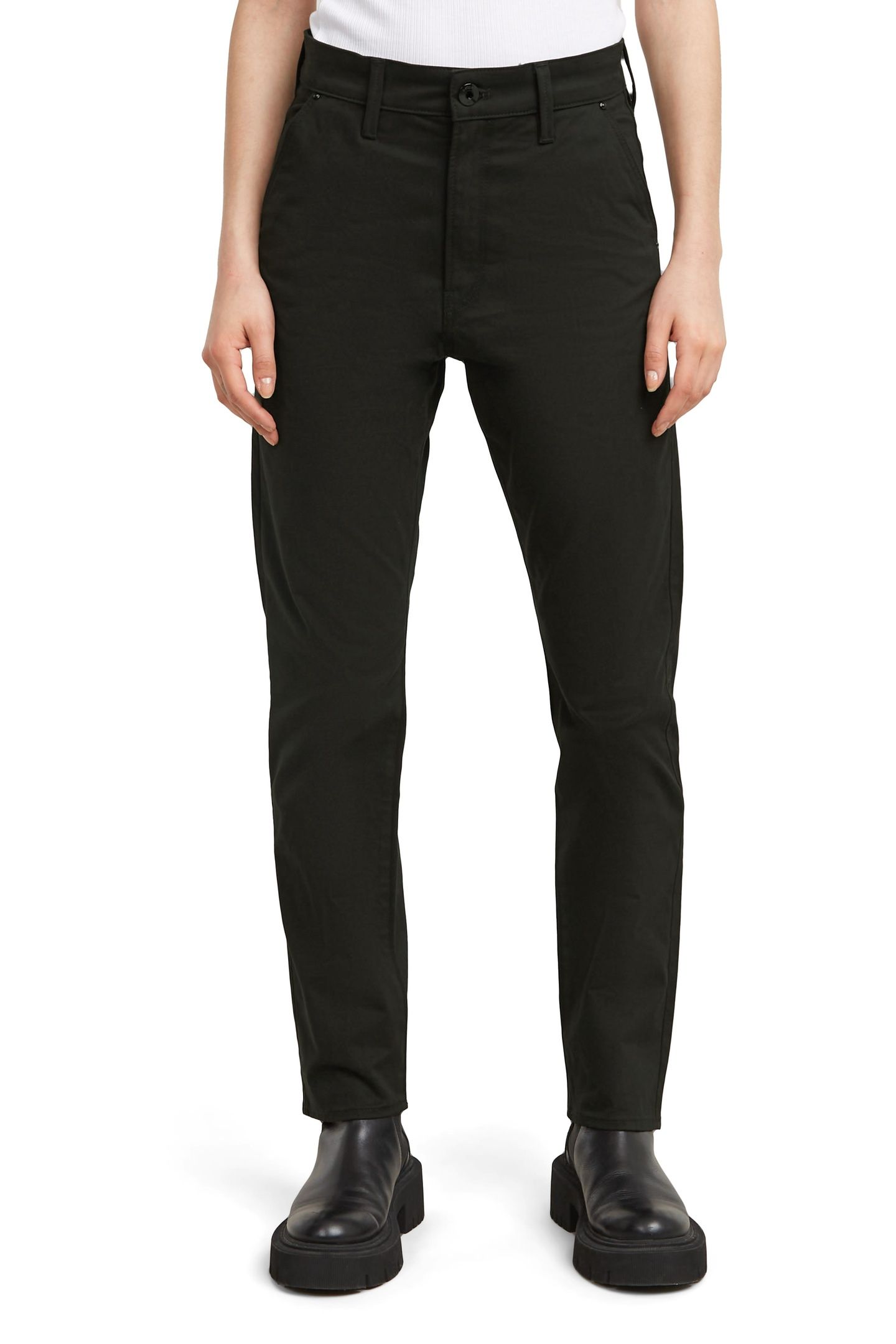 SLIM CHINO BLACK 2