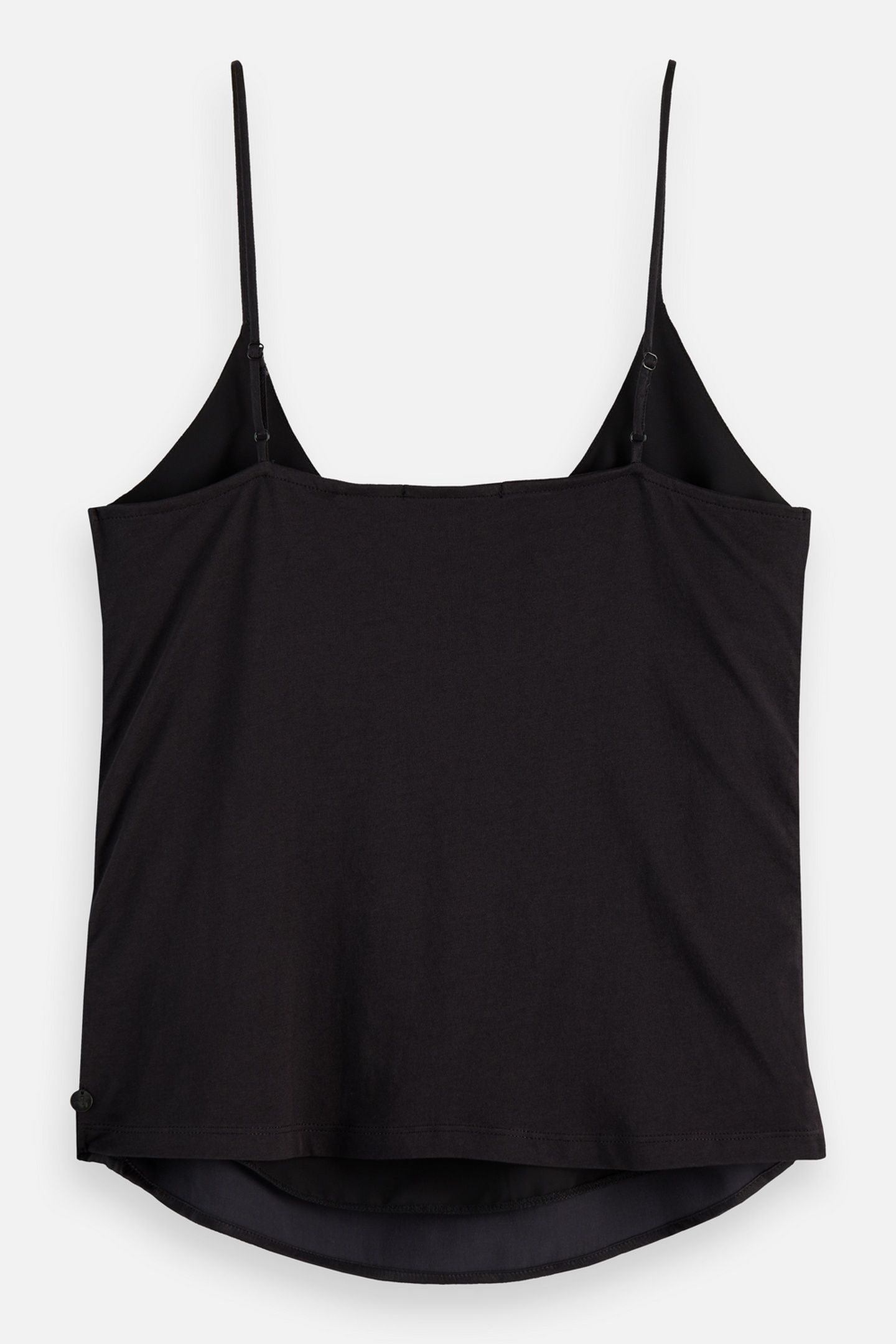 JERSEY WOVEN TANK BLACK 5