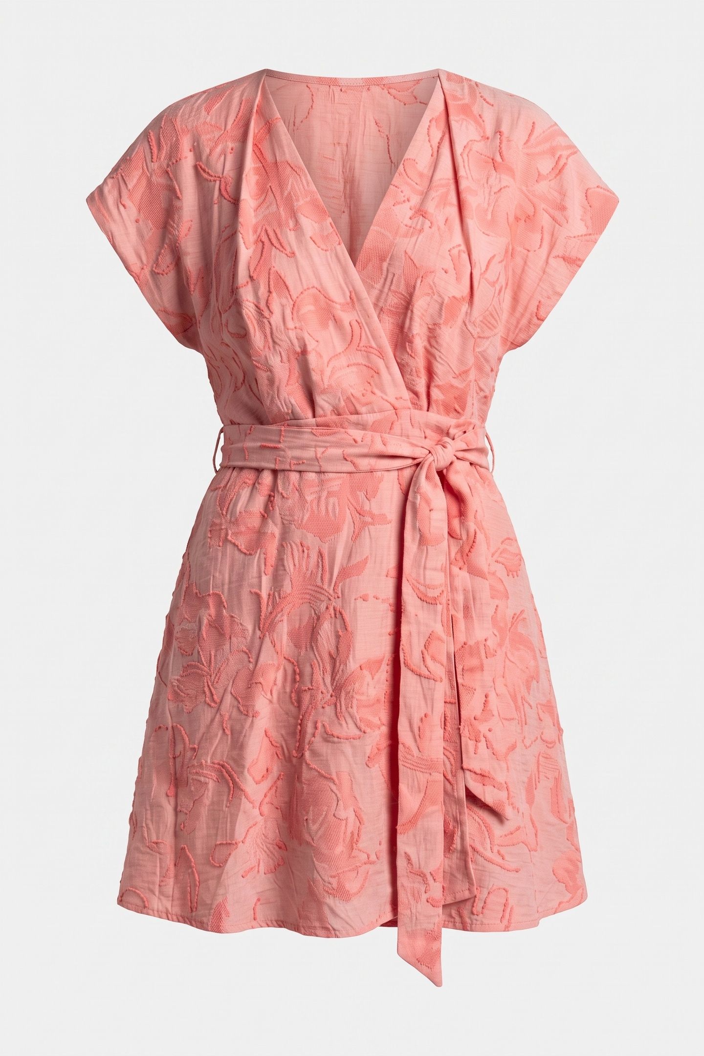FABIANA DRESS CORAL PINK 4