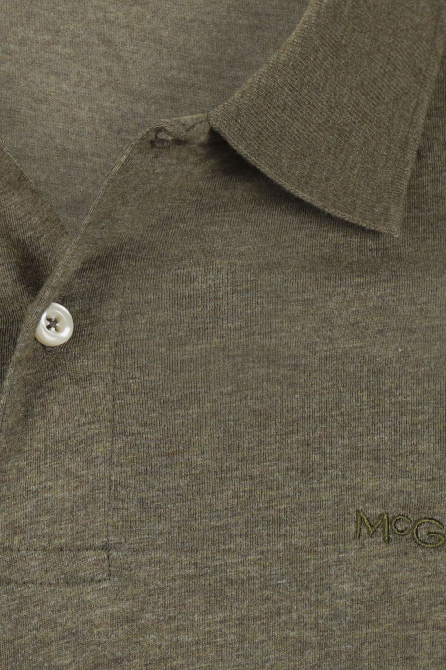 MELANGE JERSEY POLO LIGHT OLIVE 5