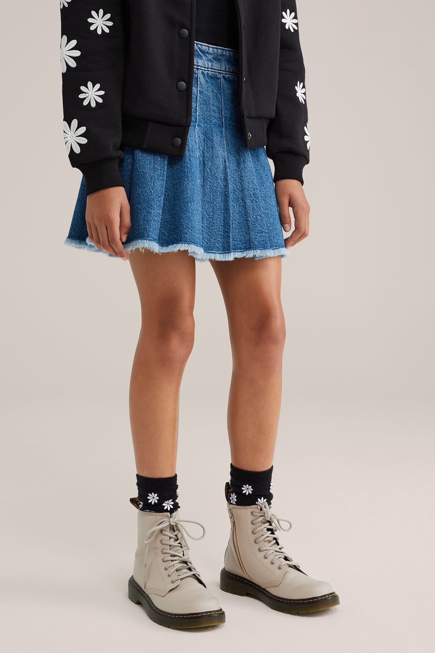 SKIRT MINI LENGTH BLUE 1