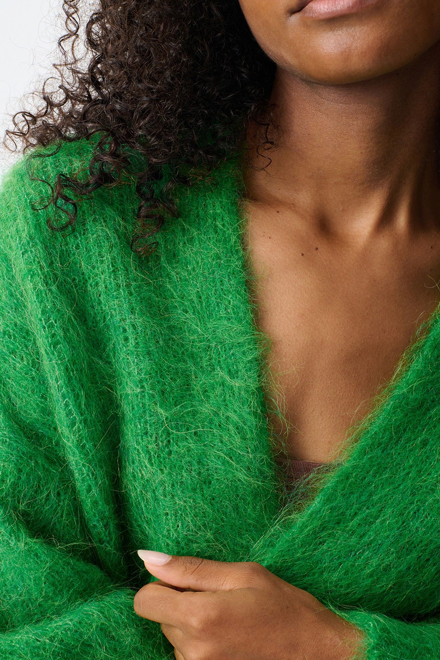 BYMI CARDIGAN TREFLE CHINE 5