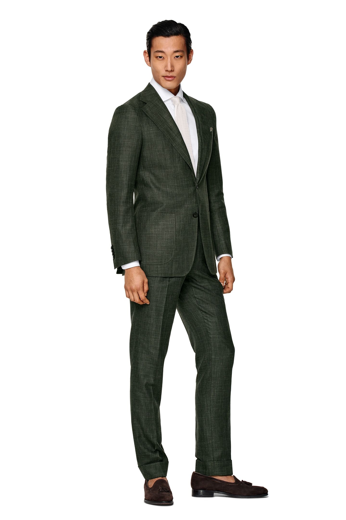 SUIT-GREEN NESTED SUITS DARK GREEN 2