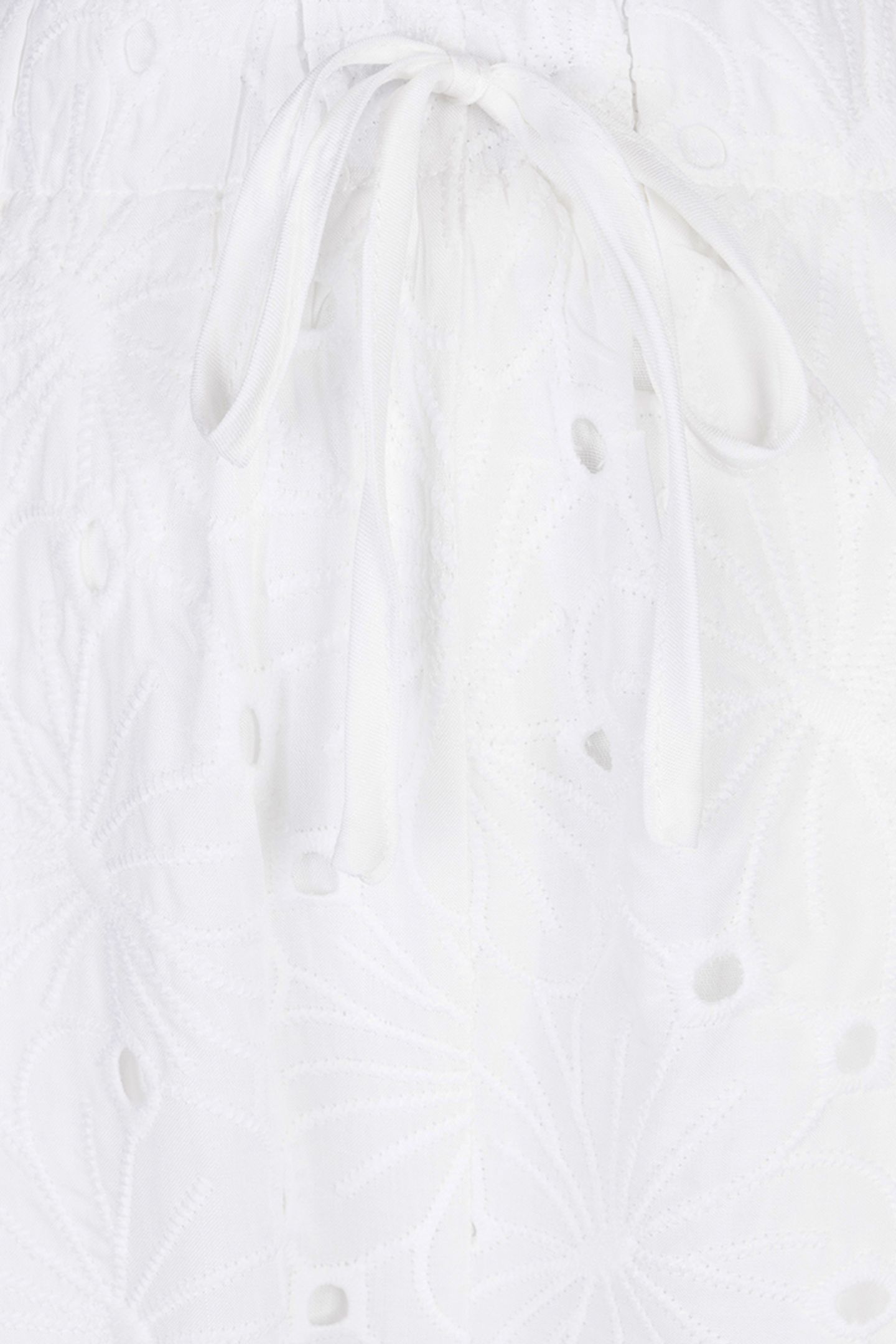 SHORTS EMBROIDERY FLOWER OFF WHITE 6