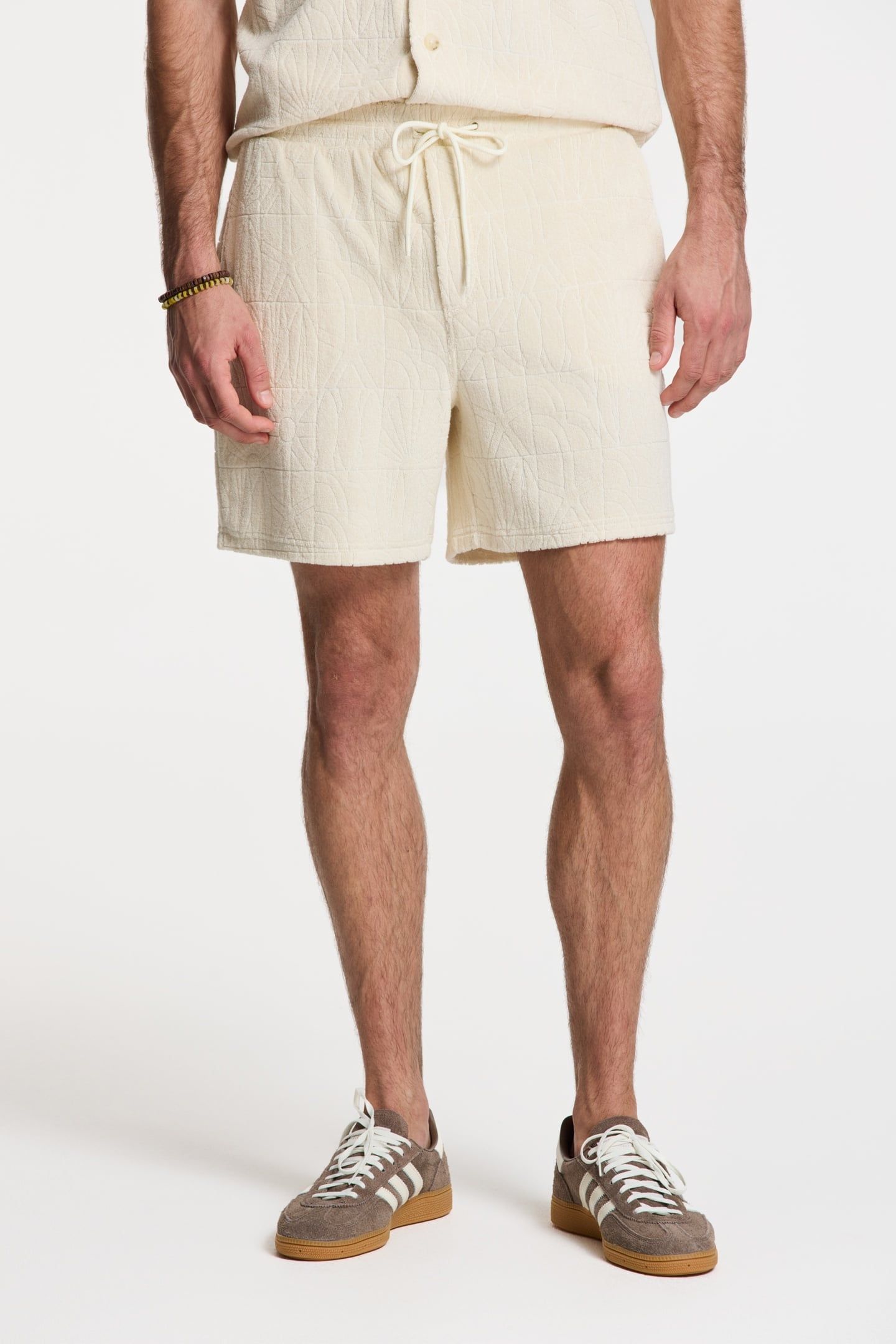 TONY TOWELING SHORTS GEO SUN BEIGE GEO SUN 1