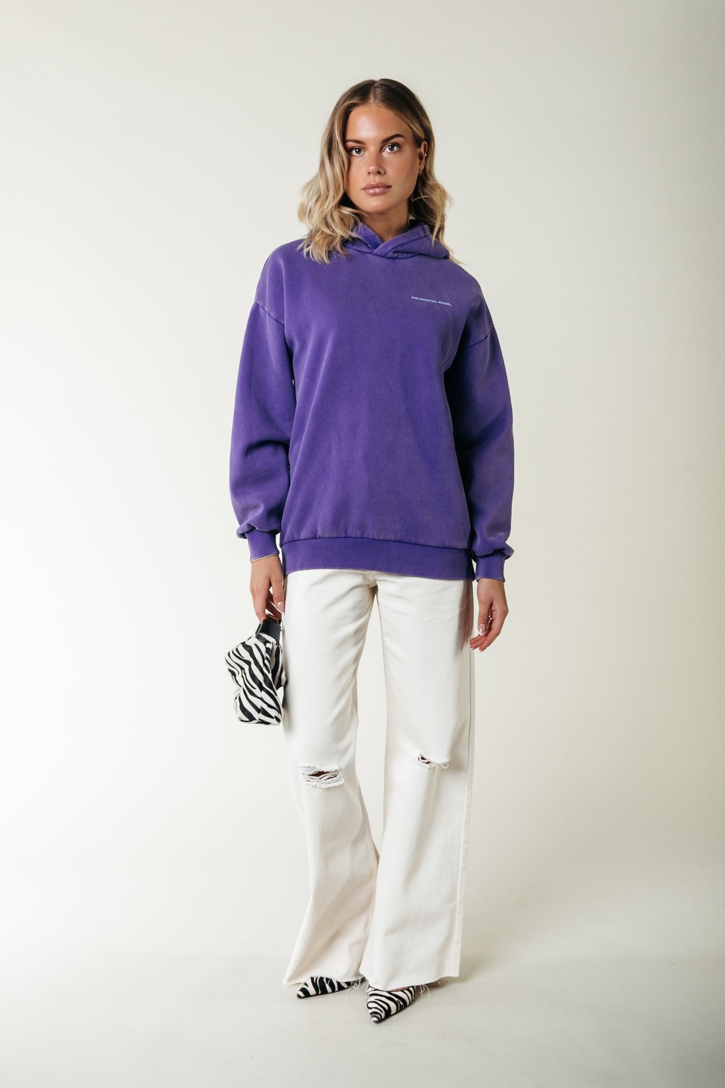 CONCERT ACID WASH CLEAN HOODIE LIBERTY PURPLE 2