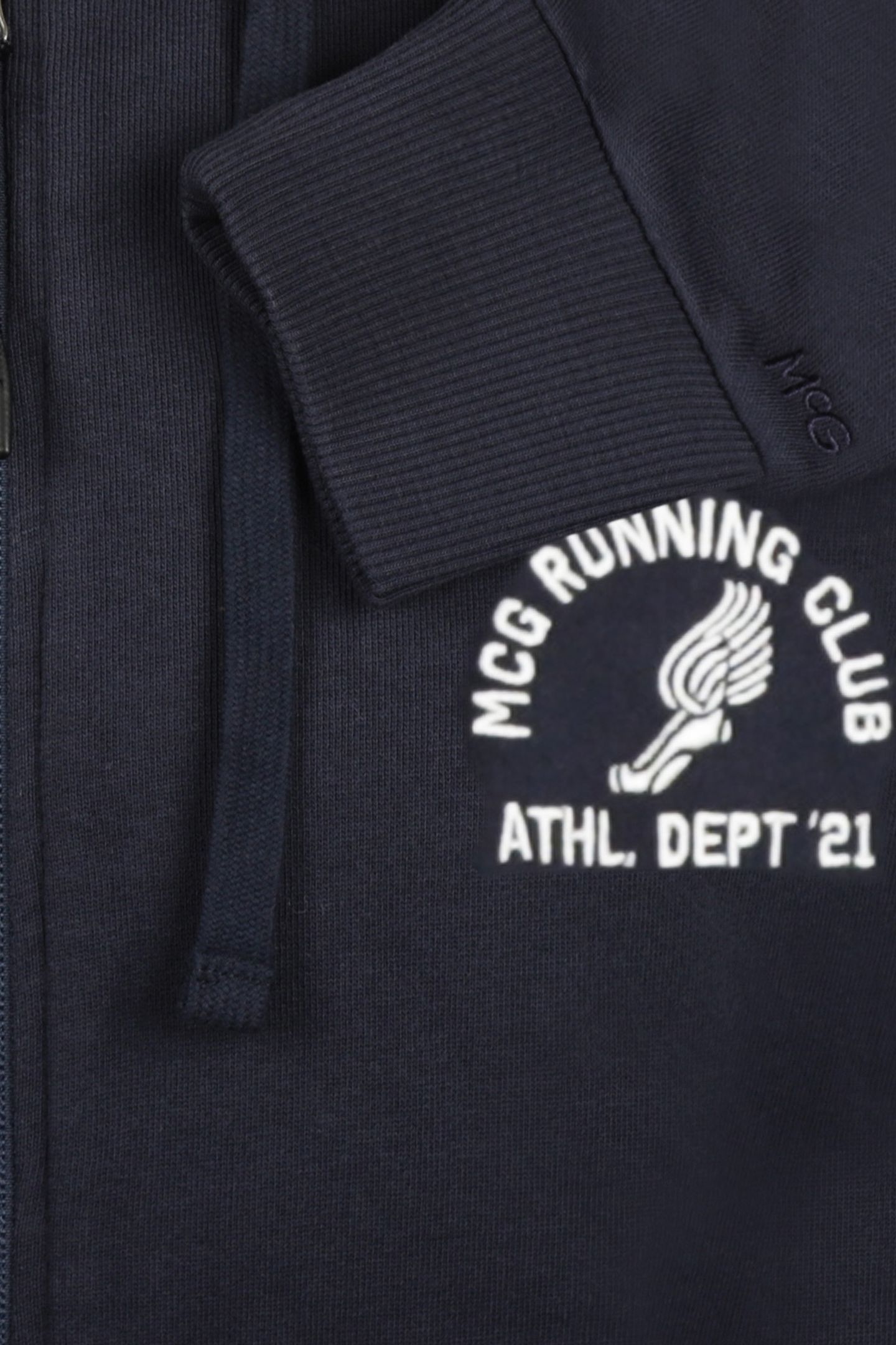 ZIP THRU HOODY NAVY 5