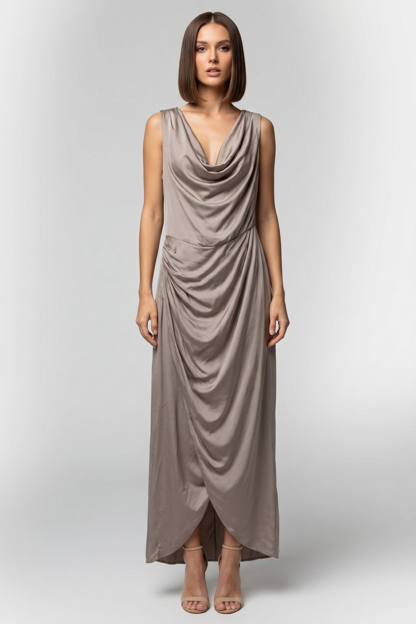 LA PAGE TREASURE DRESS GREY 1