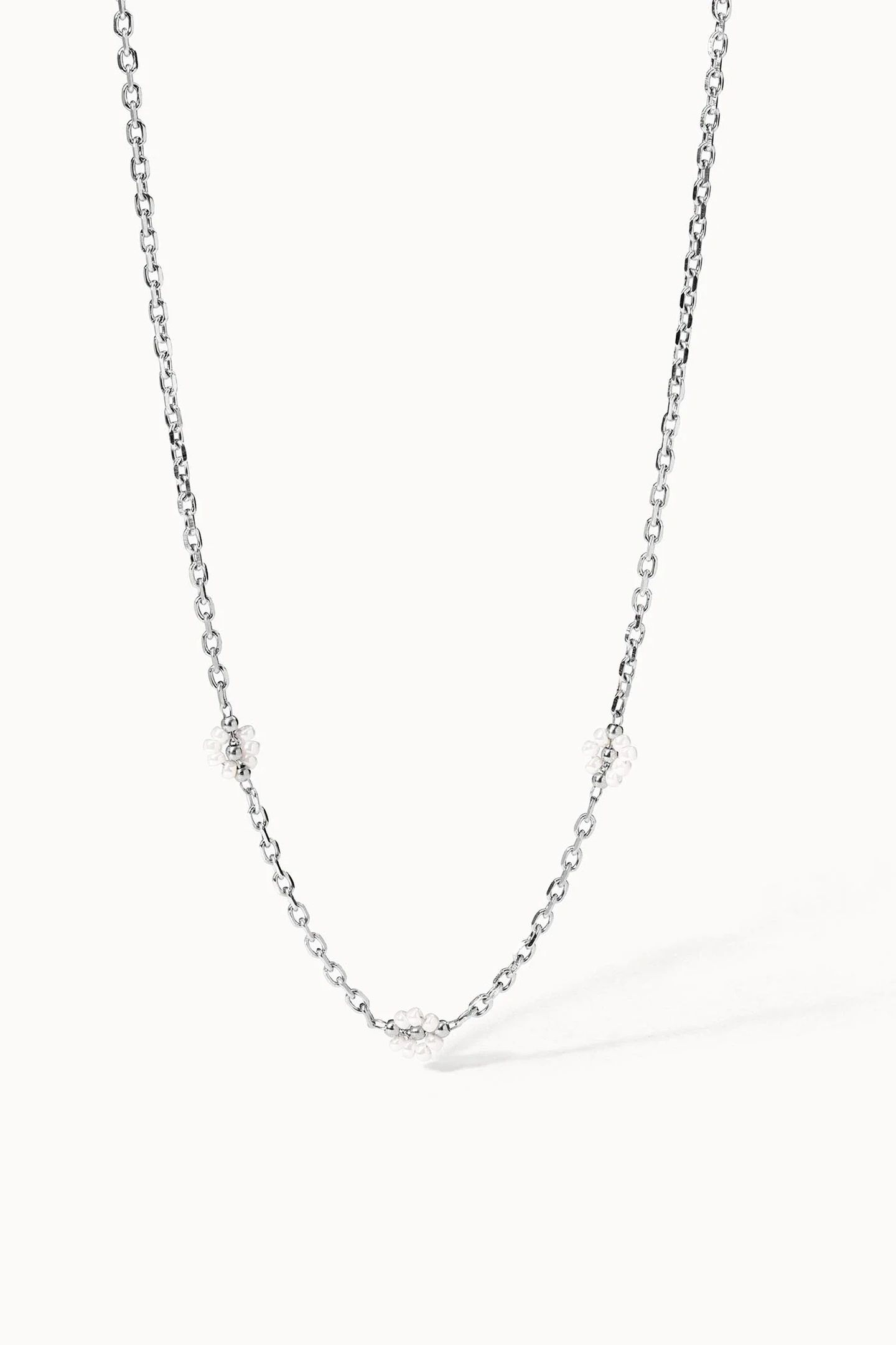 LINEN BLOSSOM KETTE SILVER 3