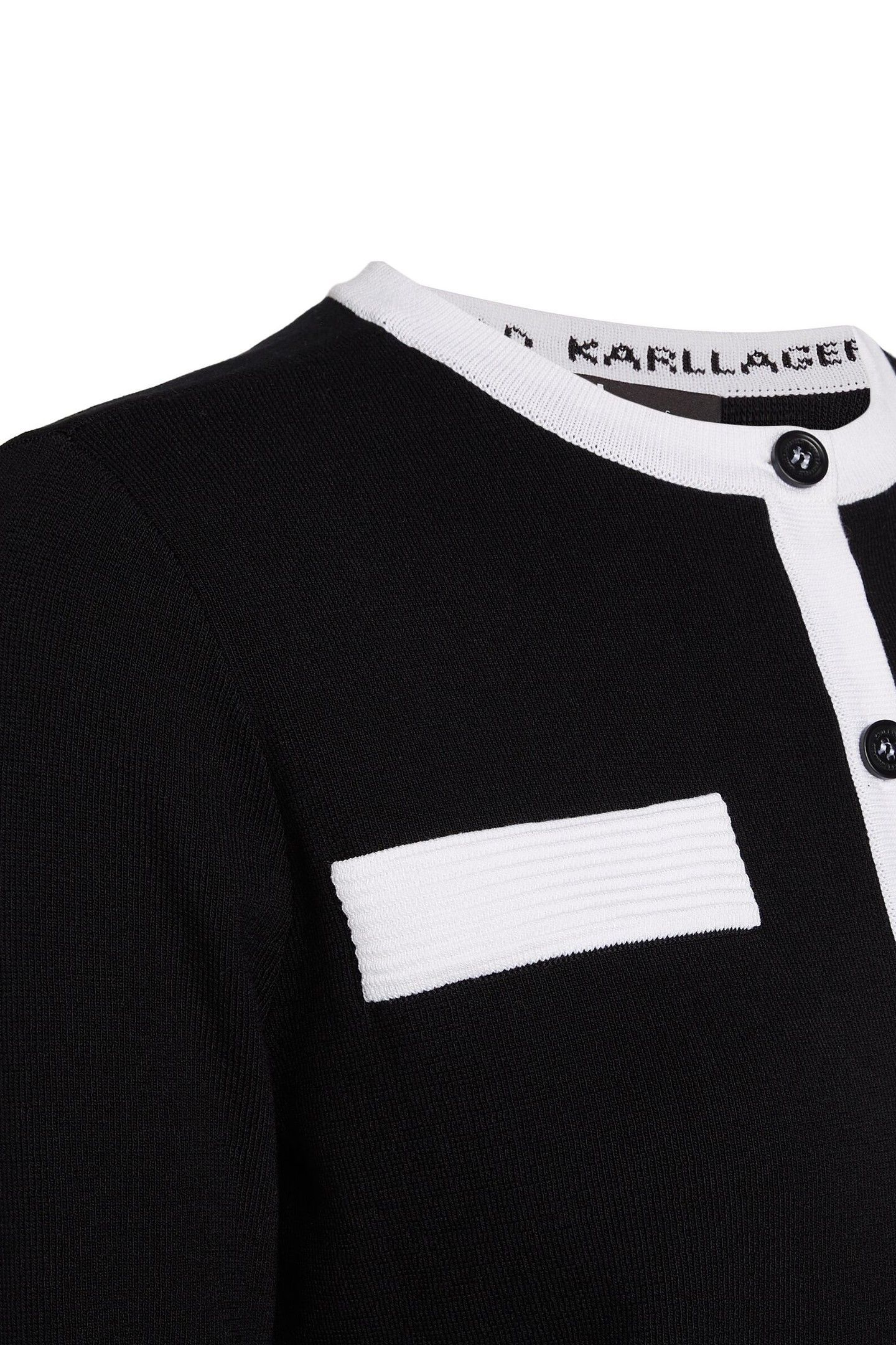 CLASSIC LONGSLEEVE CARDIGAN BLACK 5