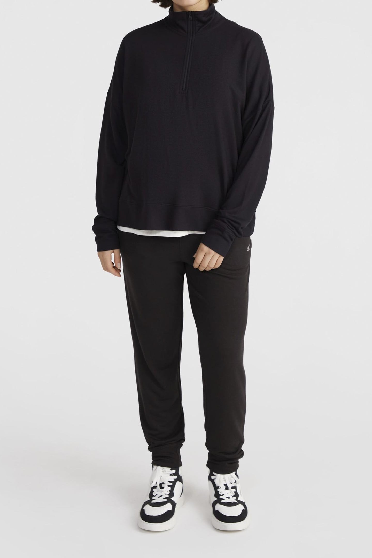 O'NEILL 1/2 ZIP SWEAT BLACK OUT 2