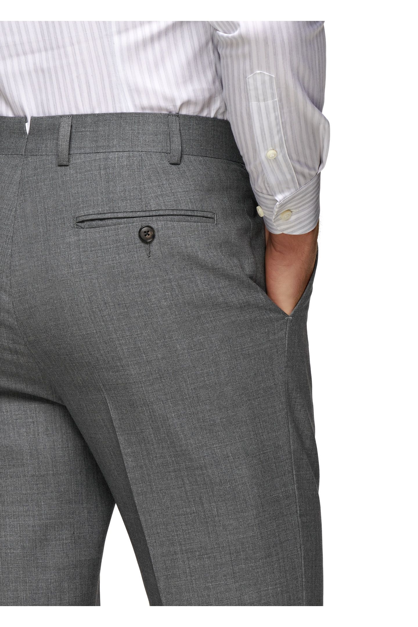 TROUSERS-GREY FORMAL TROUSERS GREY 4