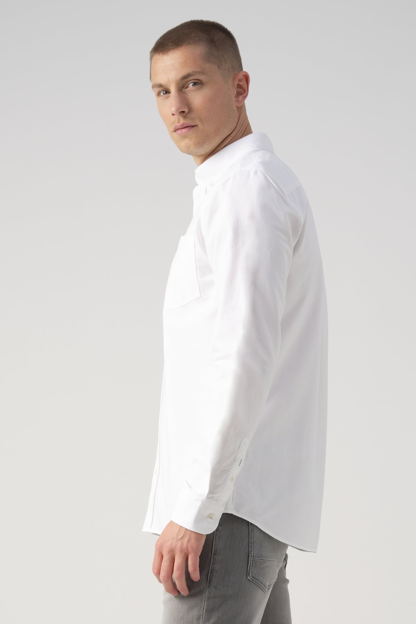 CASUAL SHIRT LM WHITE 3