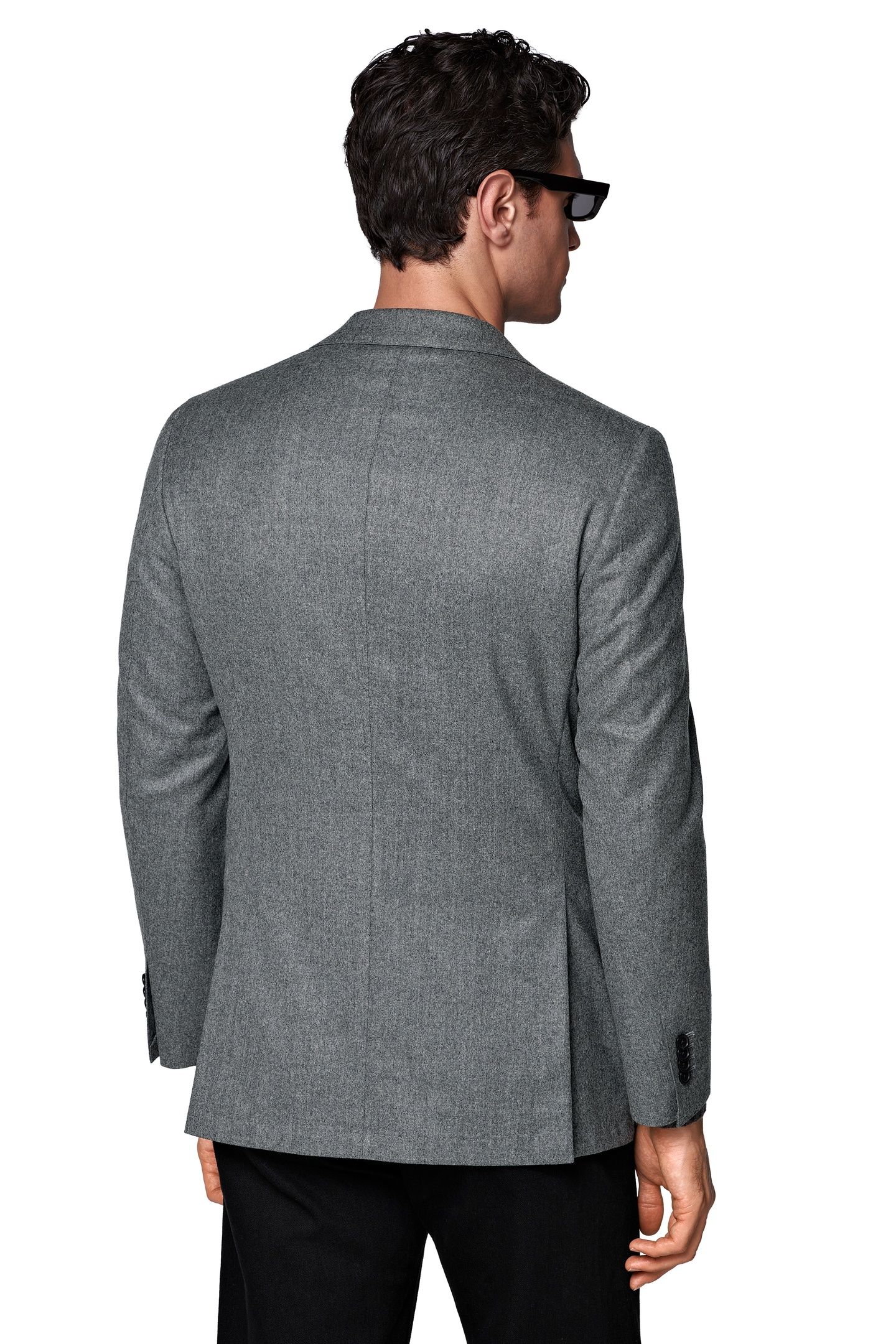 HAVANA MID GREY PURE WOOL S120 SEPARATE SUIT JACKETS MID GRE 4
