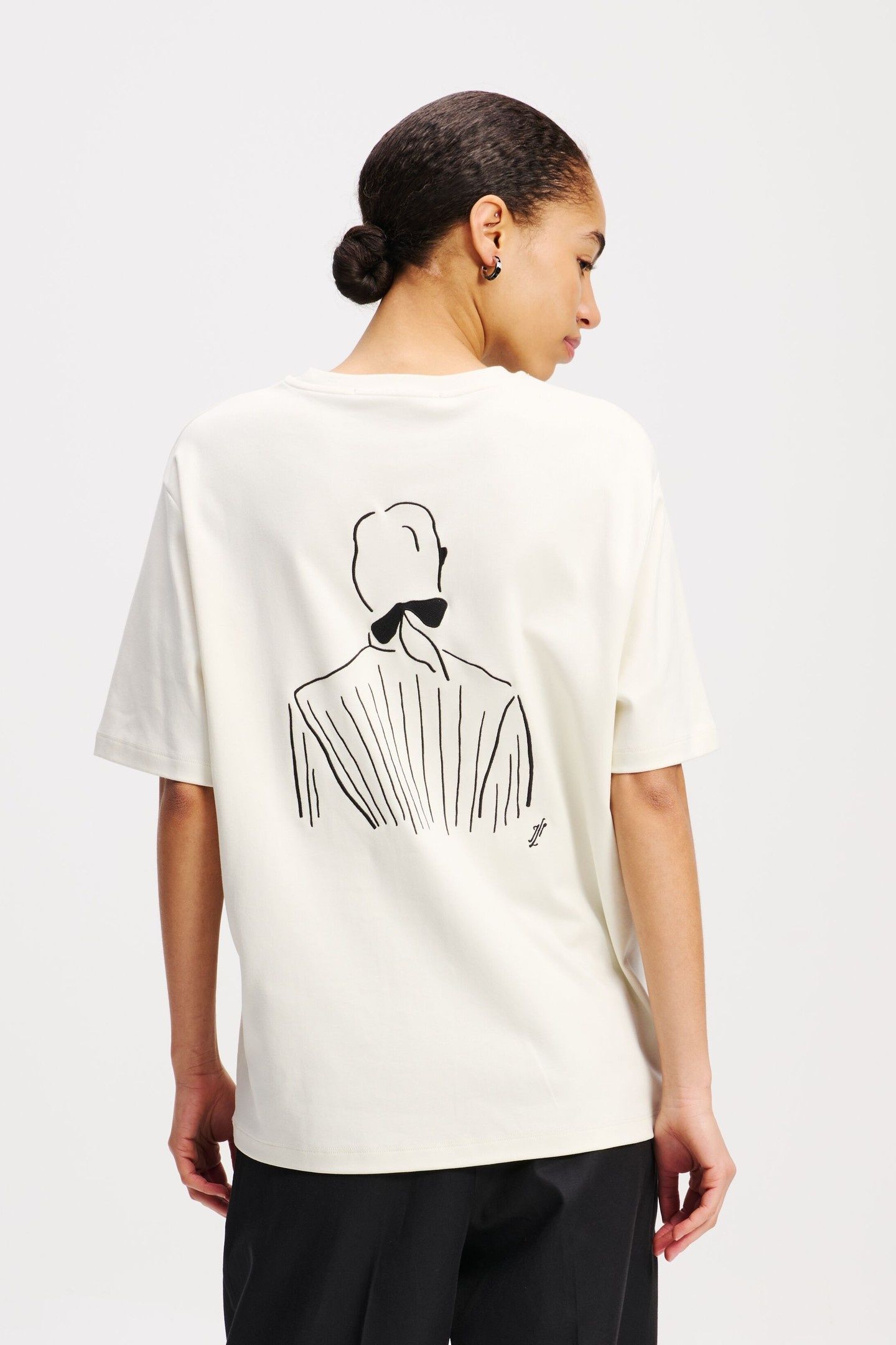 JP OVERSIZED KARL T-SHIRT CANNOLI CREAM 4