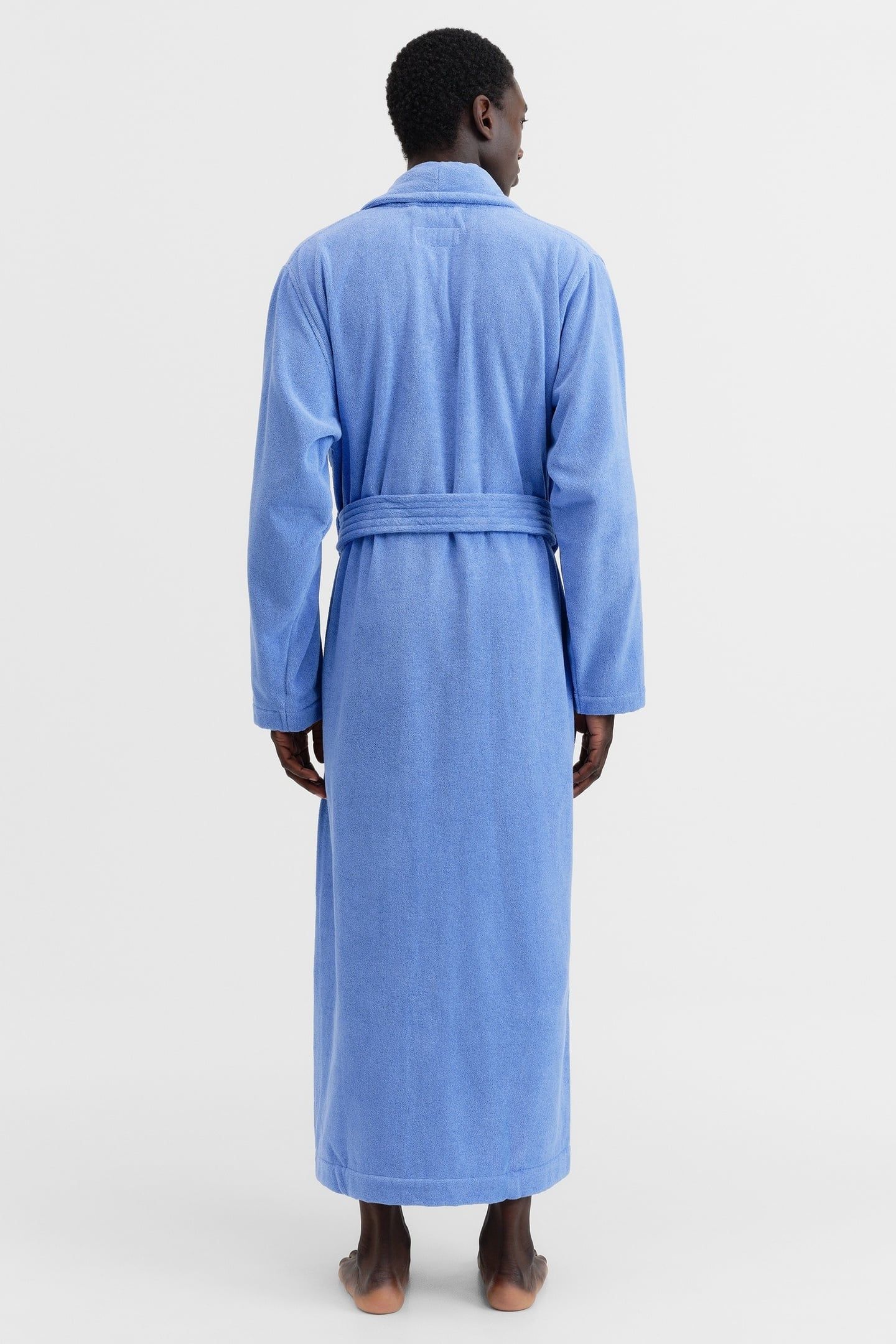UNISEX CLASSIC BATHROBE CLEAR BLUE 6