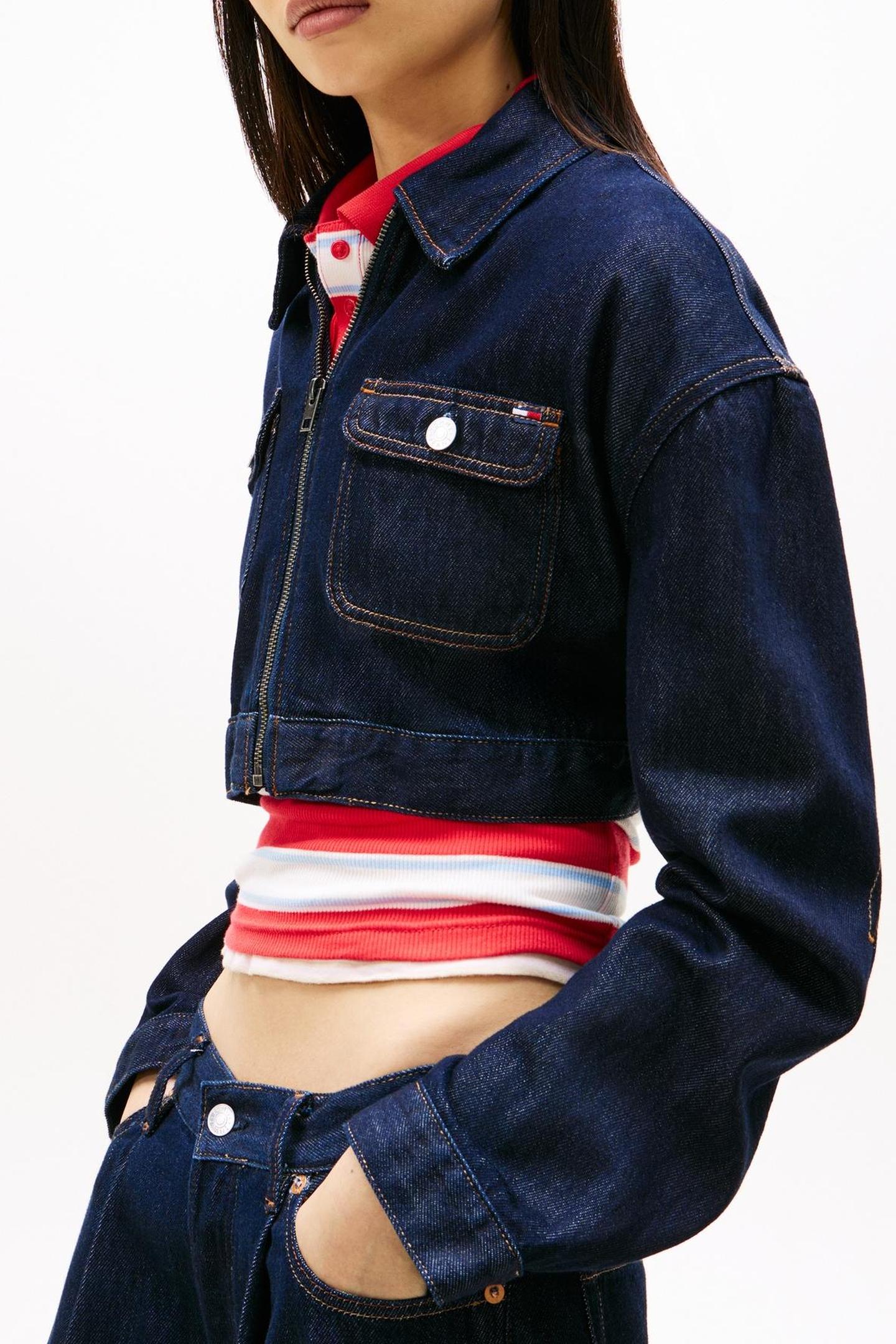 DENIM ZIP JACKET DENIM DARK 2