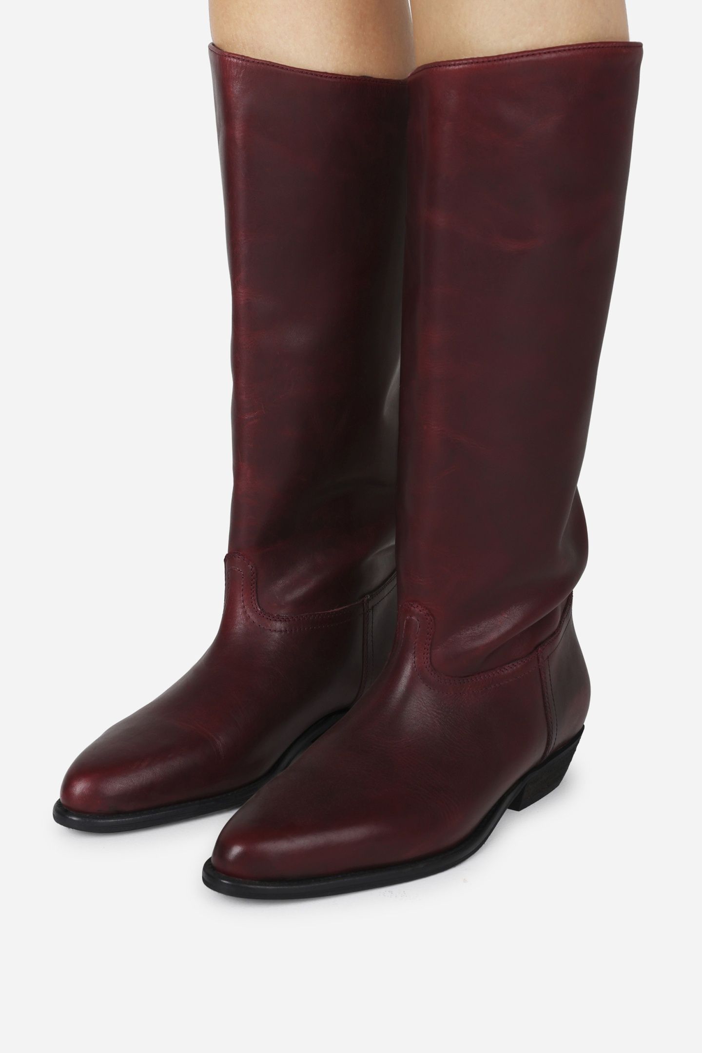 KENDR-A HIGH BOOT WINTER OXBLOOD 2