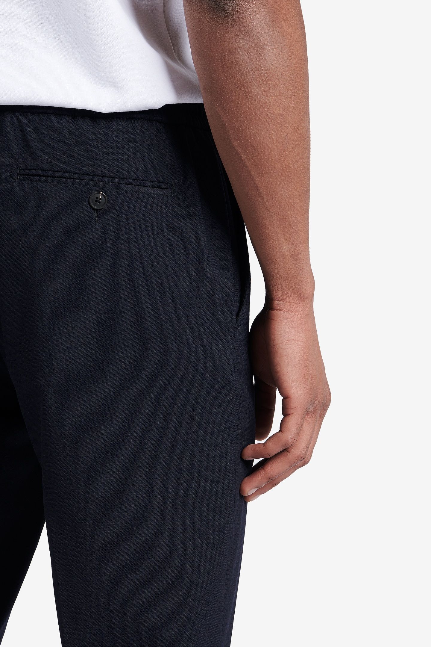 MONTREAL WASHABLE FLANNEL WOOL-STRETCH NAVY 3