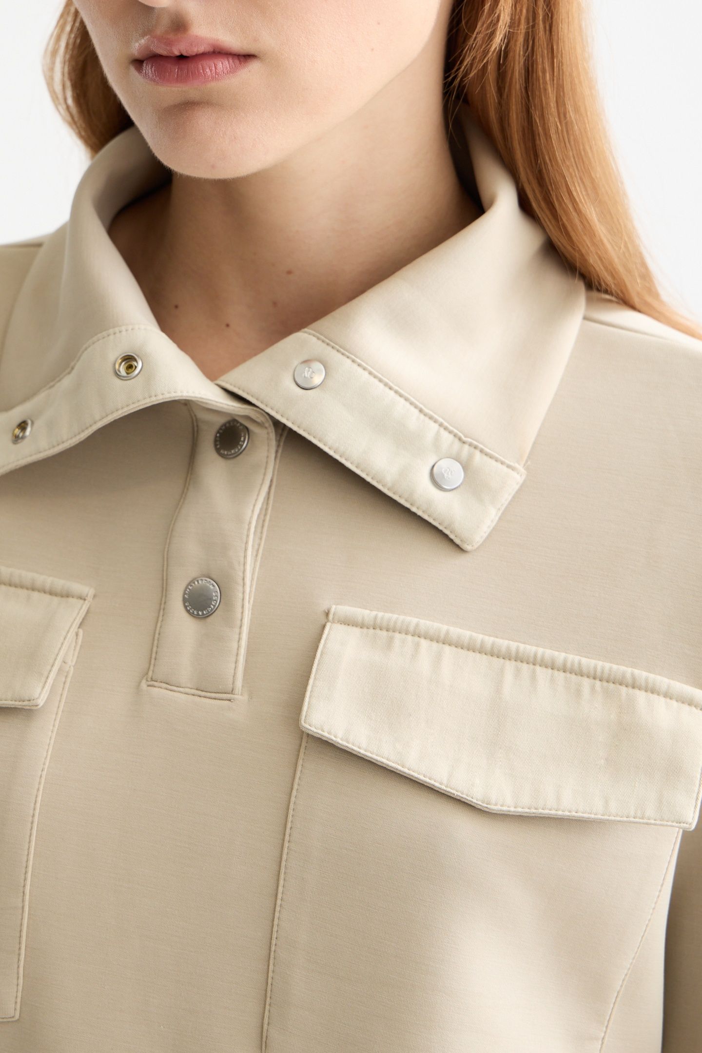 TENCEL UTILITY SWEATSHIRT PLAZA TAUPE 3
