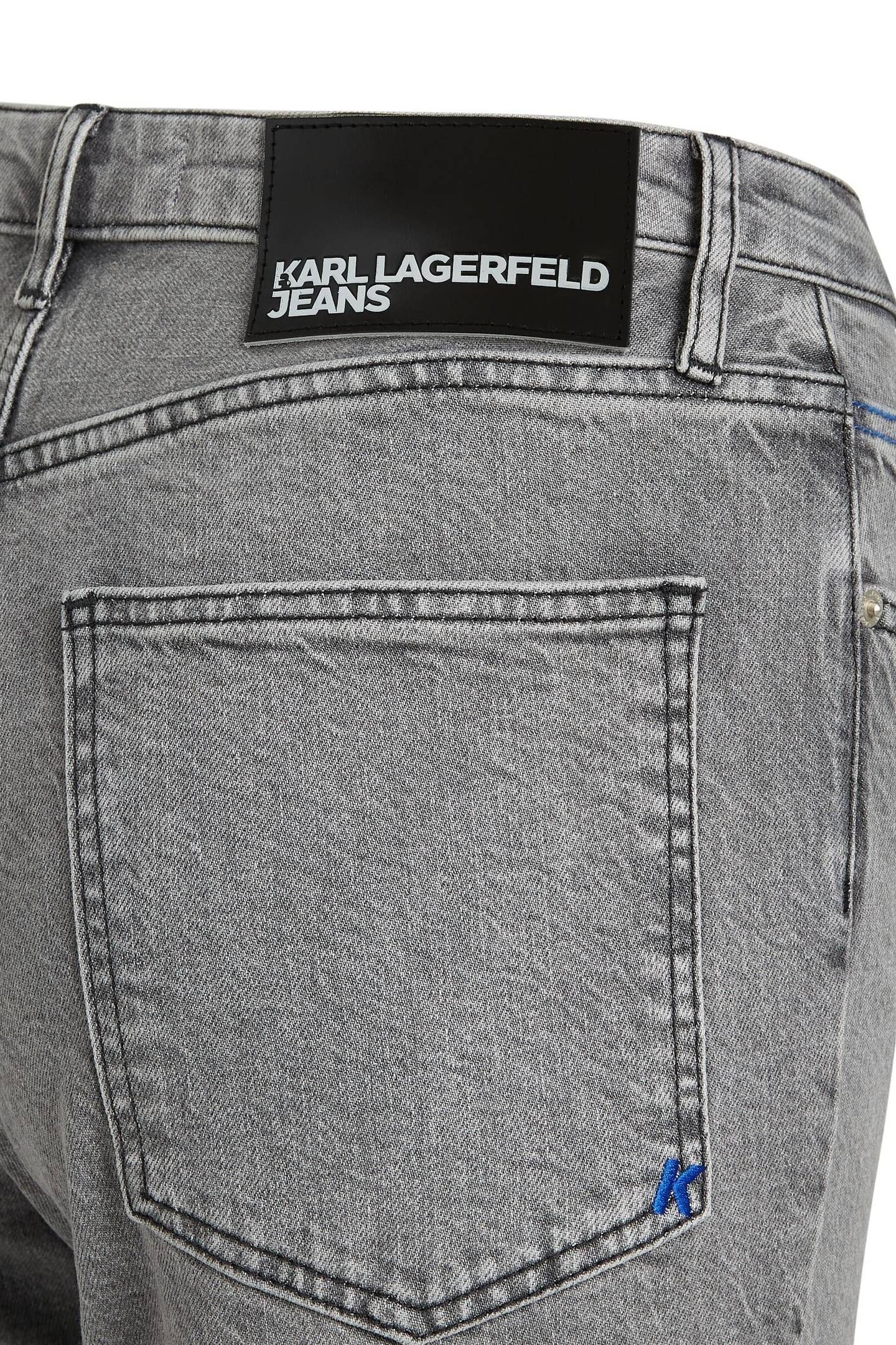 TAPERED DENIM WASHED GREY 6