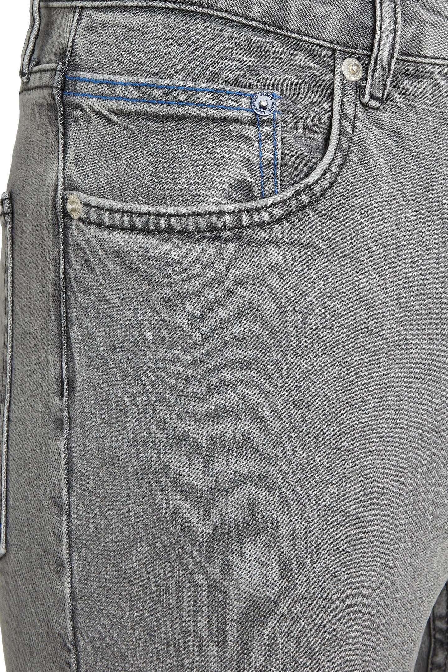 TAPERED DENIM WASHED GREY 5