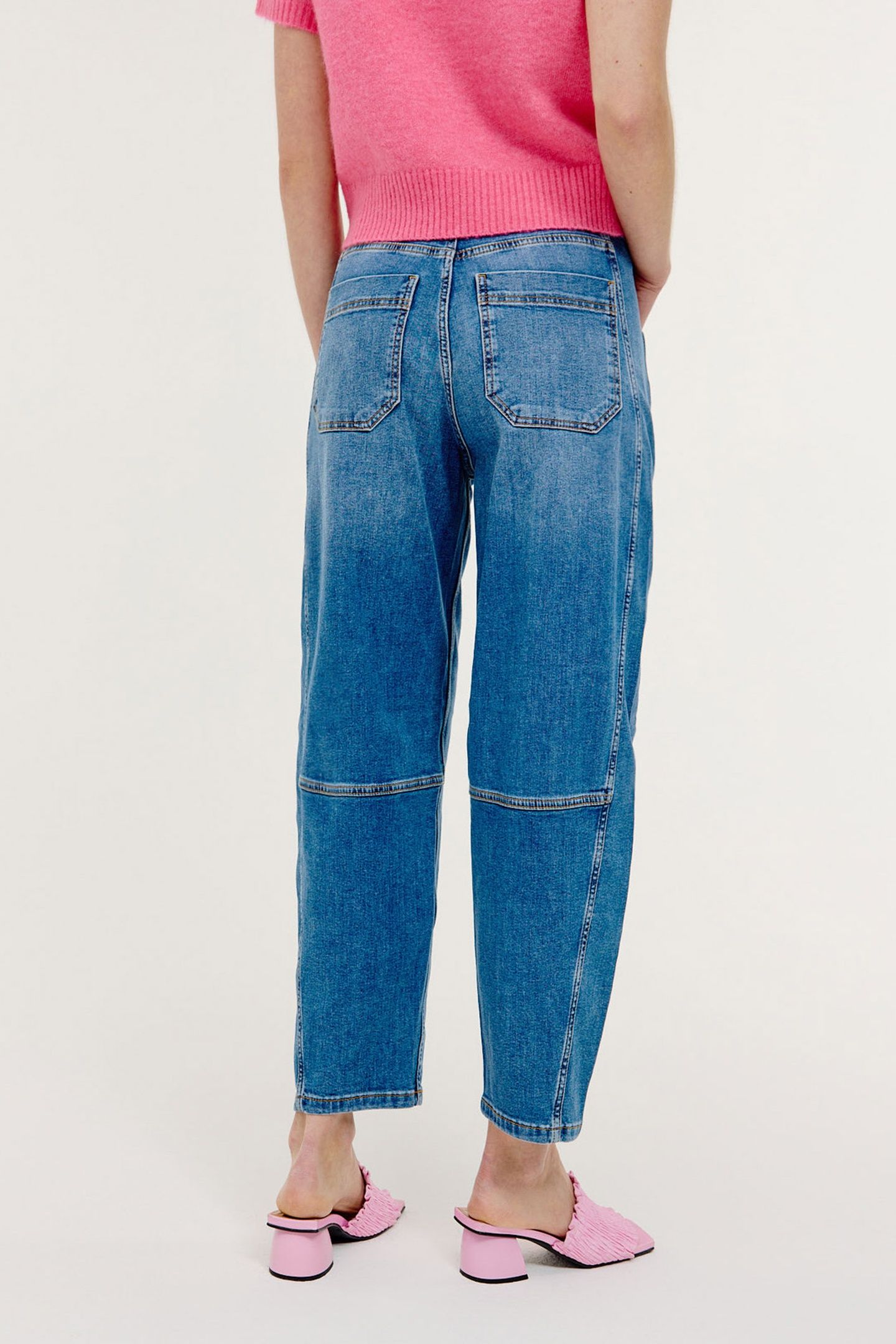 BASILE PANT MID BLUE JEANS 4