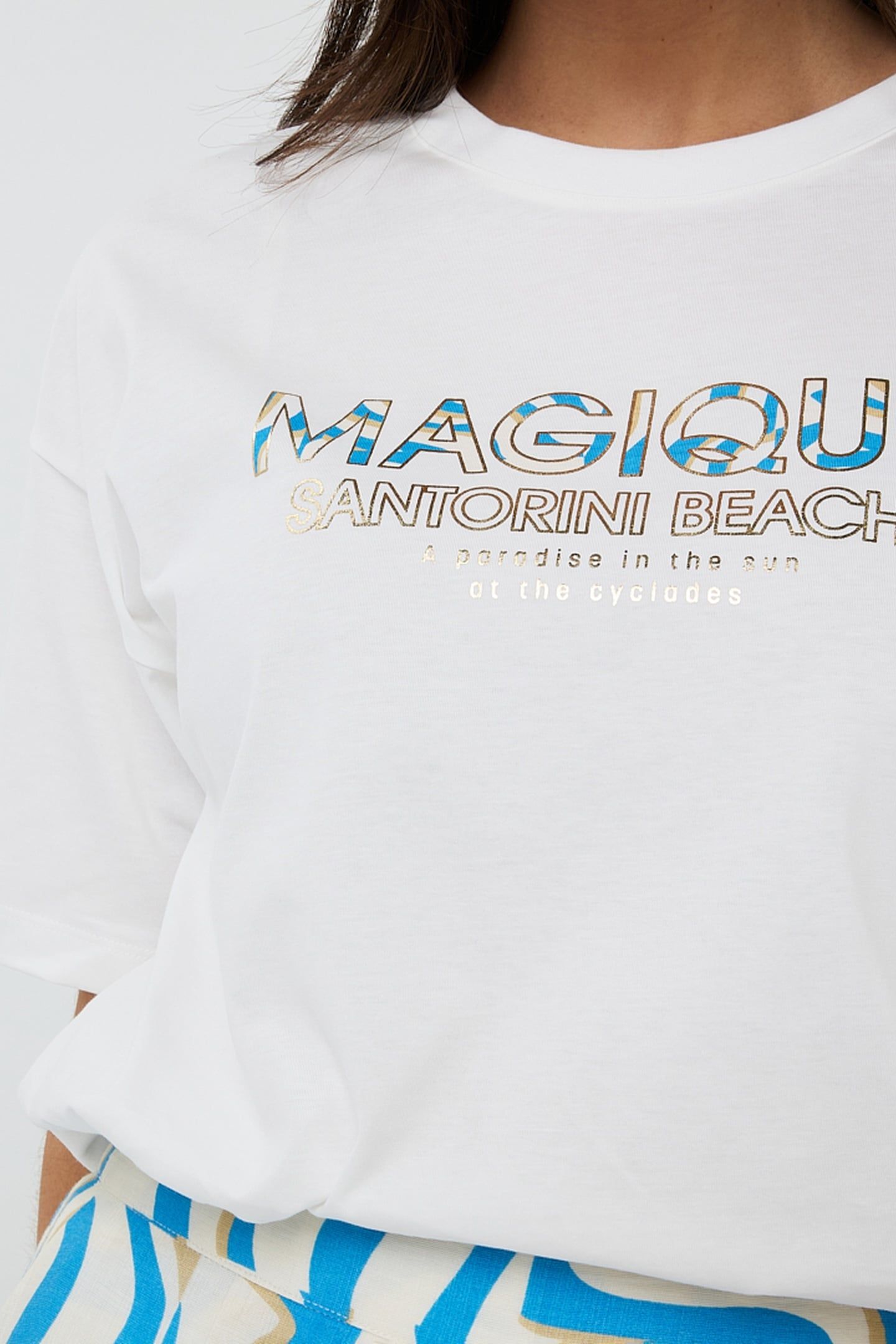 T-SHIRT WIDE MAGIQUE OFF WHITE 6