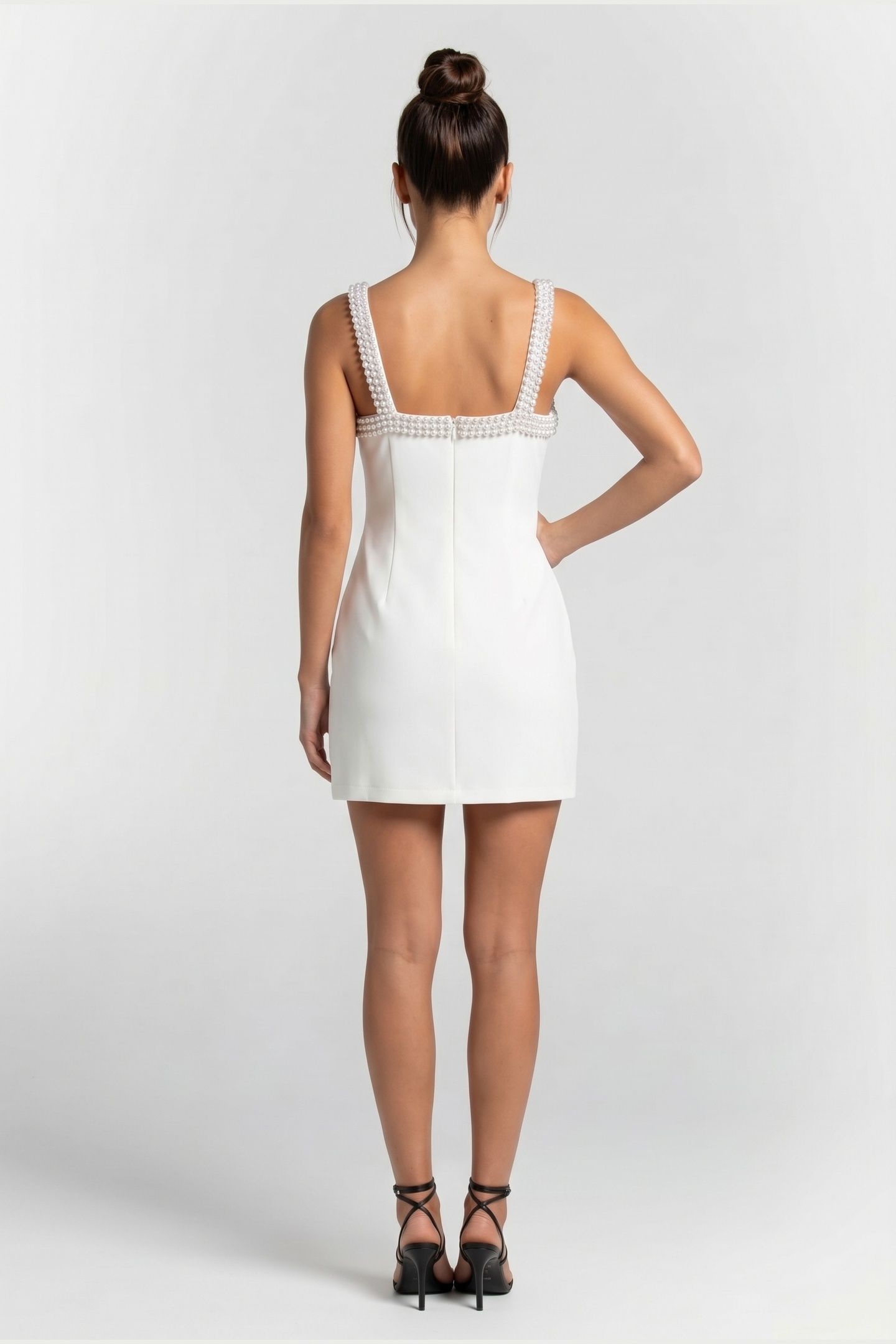 PEARL MINI DRESS WHITE 2