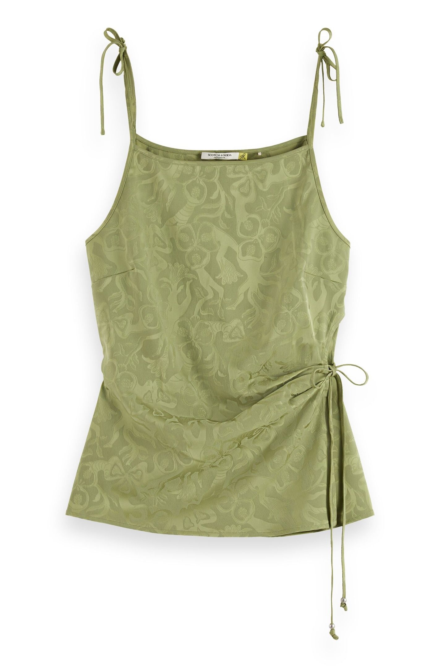 DRAPED WRAP TANK OIL GREEN 3