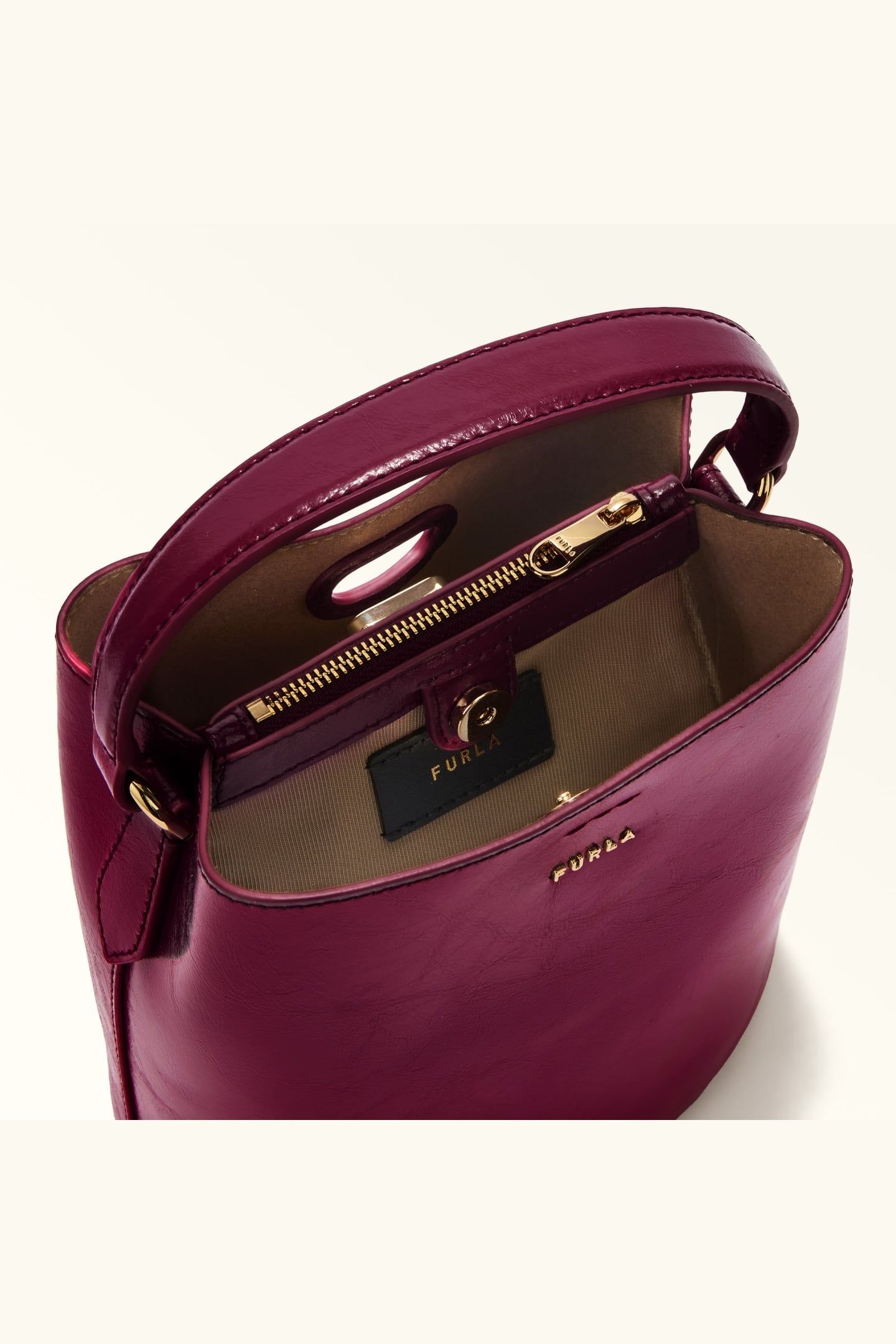 DANAE MINI BUCKET BAG RASPBERRY 5
