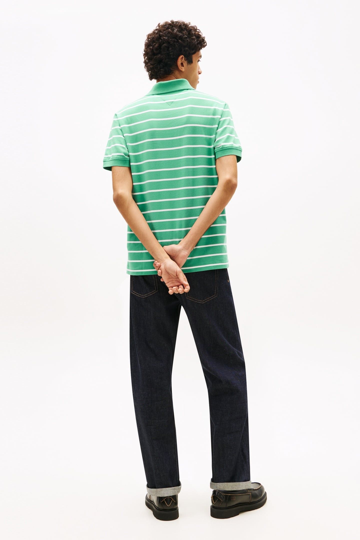 TJM REGULAR STRIPE POLO BAHAMA GREEN 3