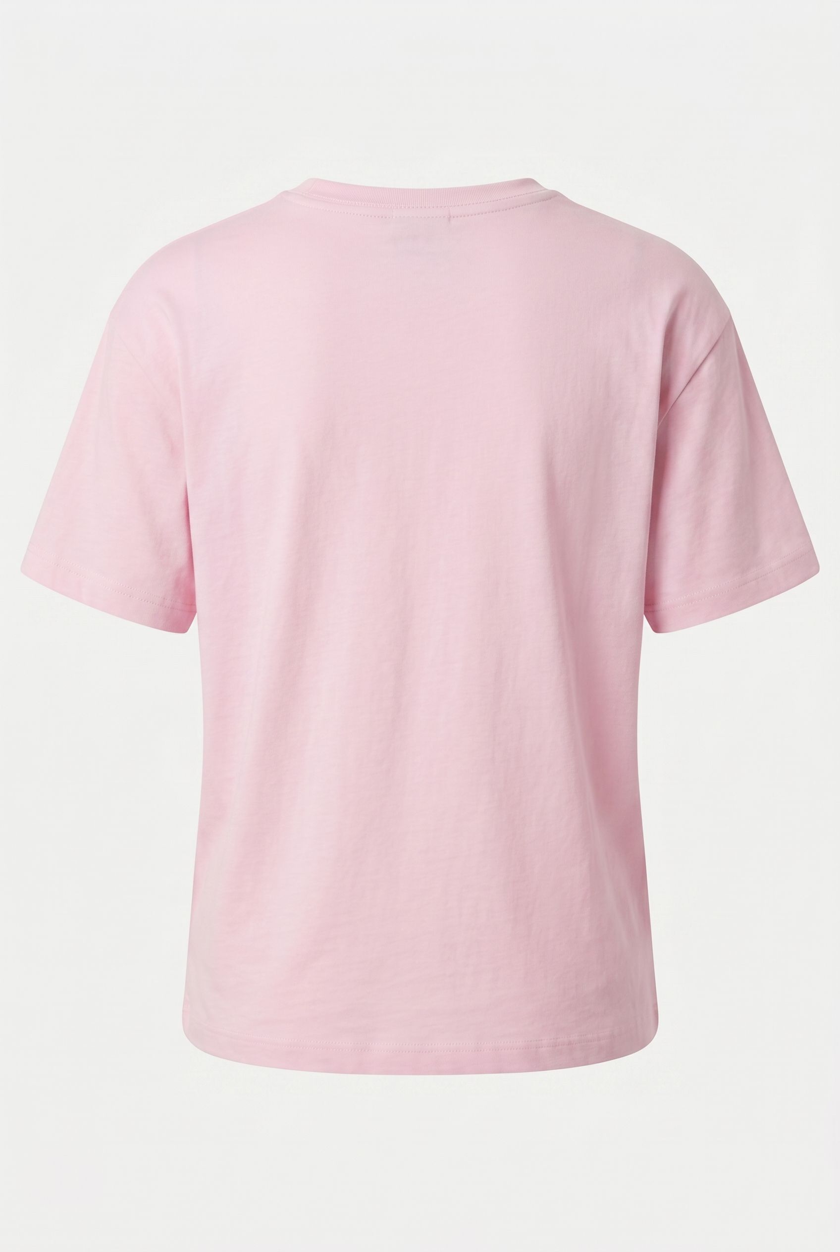 GIRLS CK LOGO BOXY T-SHIRT PEARLY PINK 4